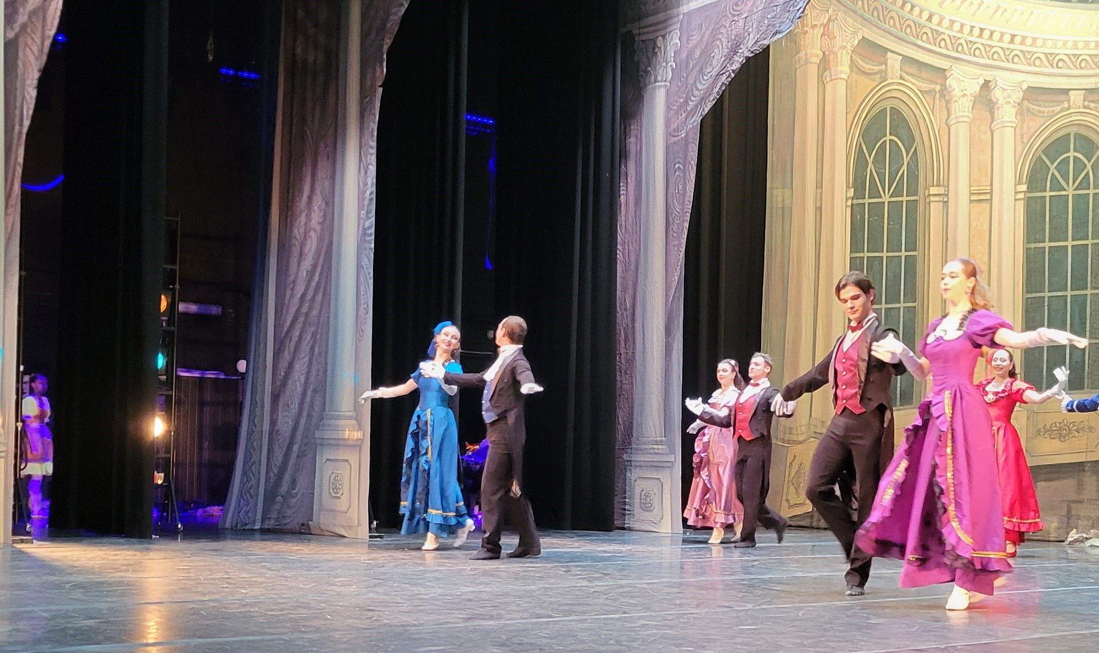 Imágenes del espectáculo del Cascanueces, a cargo del Ballet Clásico de Ucrania 