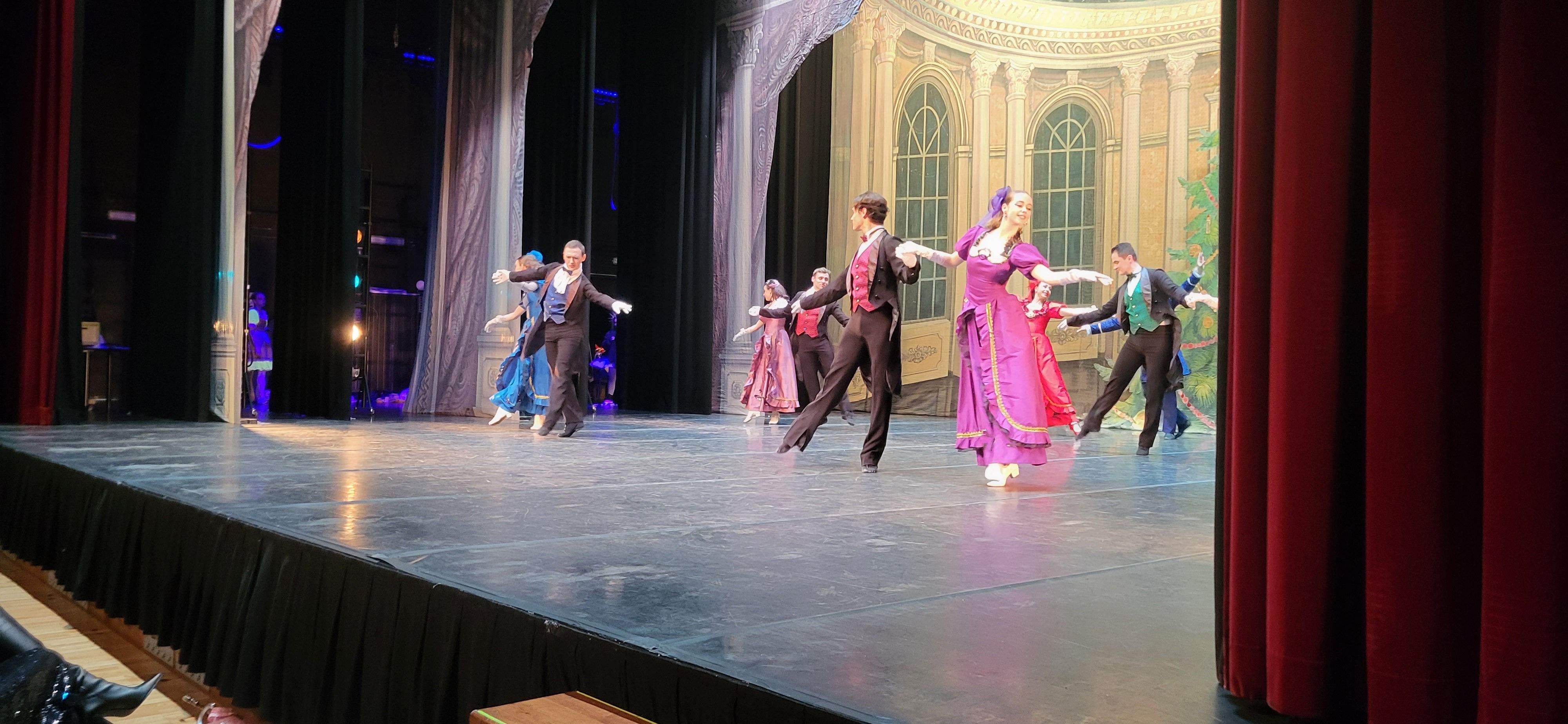 Imágenes del espectáculo del Cascanueces, a cargo del Ballet Clásico de Ucrania 