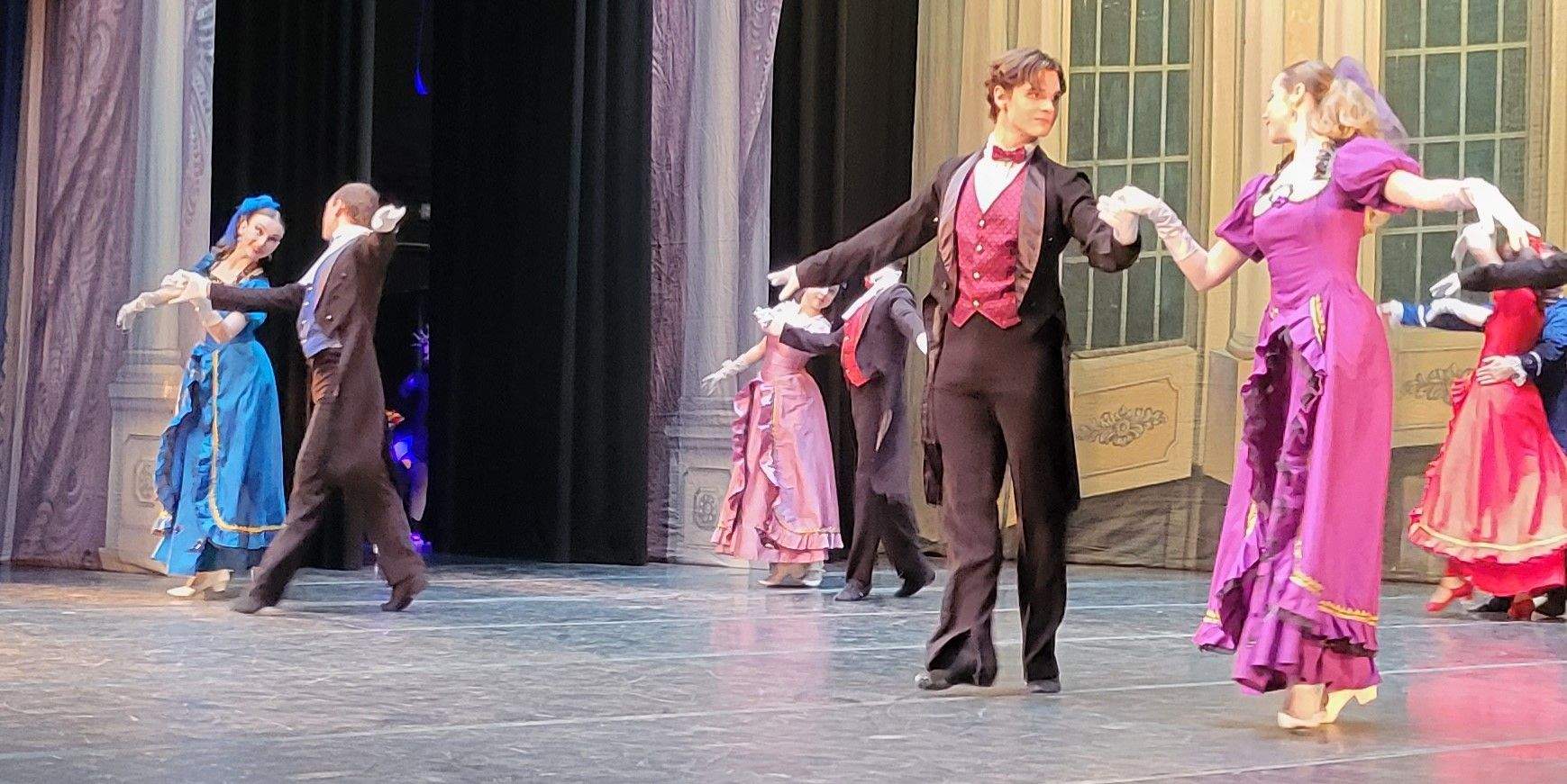 Imágenes del espectáculo del Cascanueces, a cargo del Ballet Clásico de Ucrania 