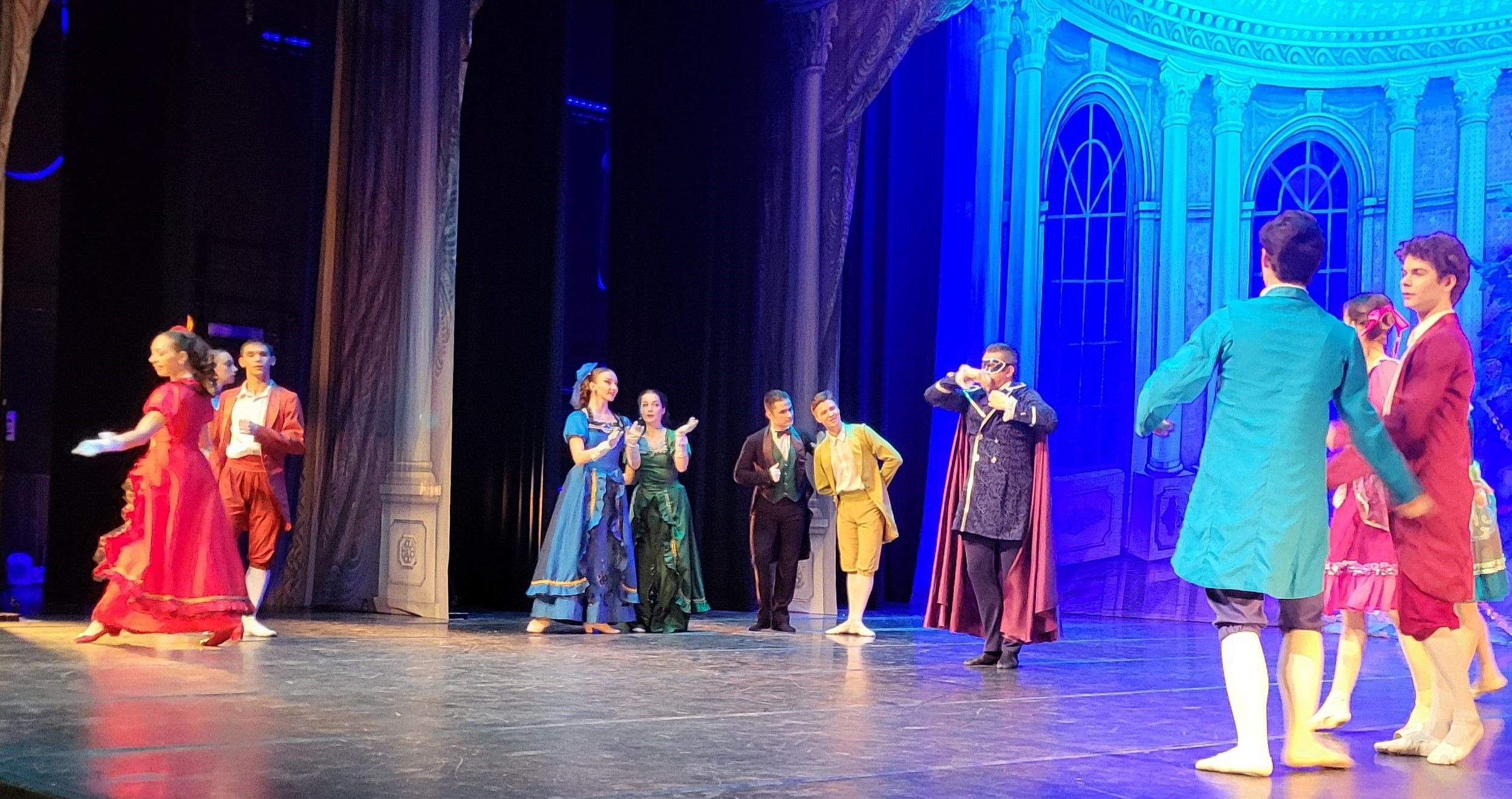 Imágenes del espectáculo del Cascanueces, a cargo del Ballet Clásico de Ucrania 