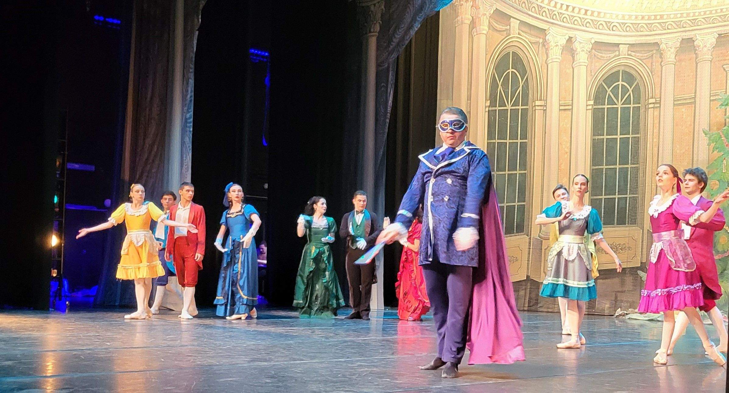 Imágenes del espectáculo del Cascanueces, a cargo del Ballet Clásico de Ucrania 