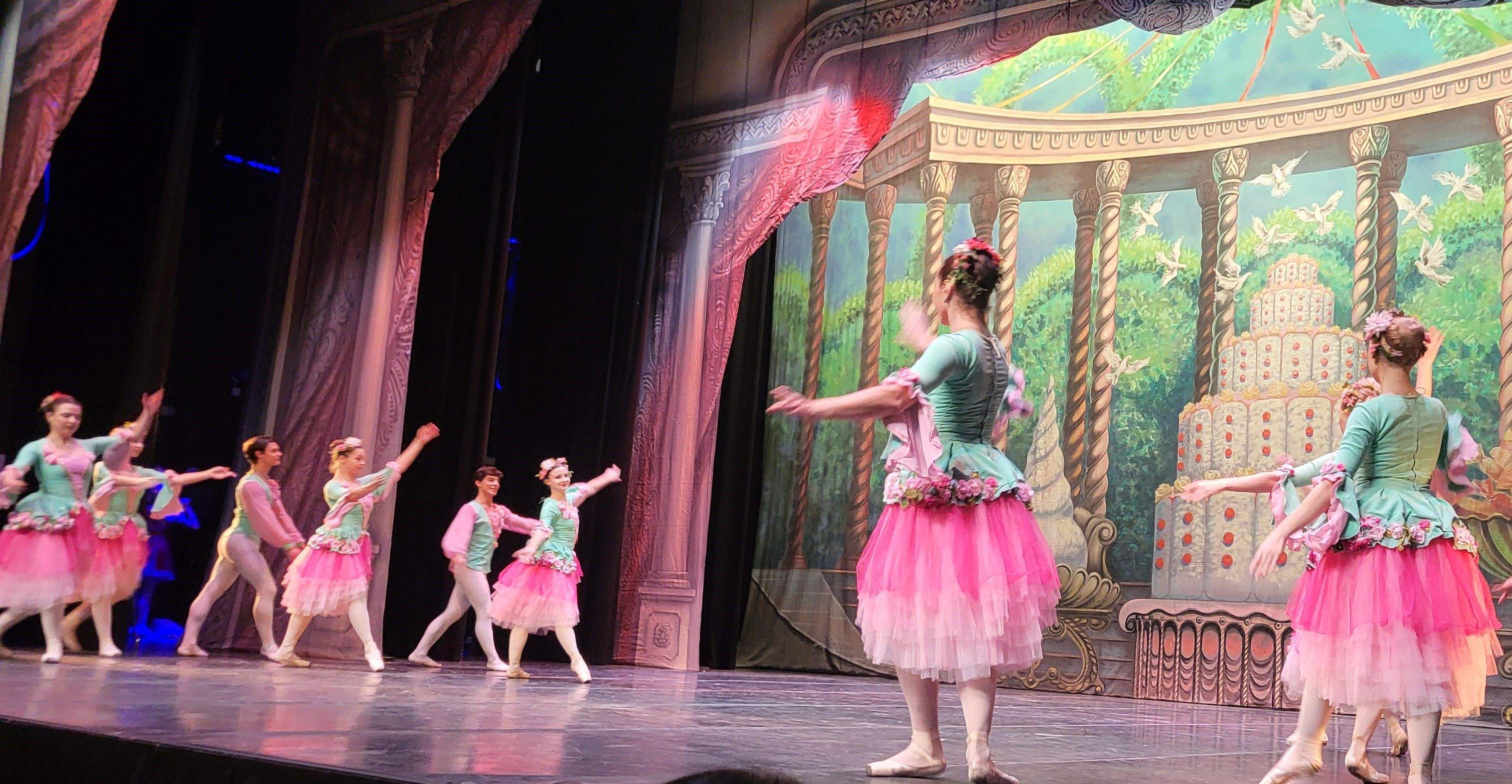 Imágenes del espectáculo del Cascanueces, a cargo del Ballet Clásico de Ucrania 