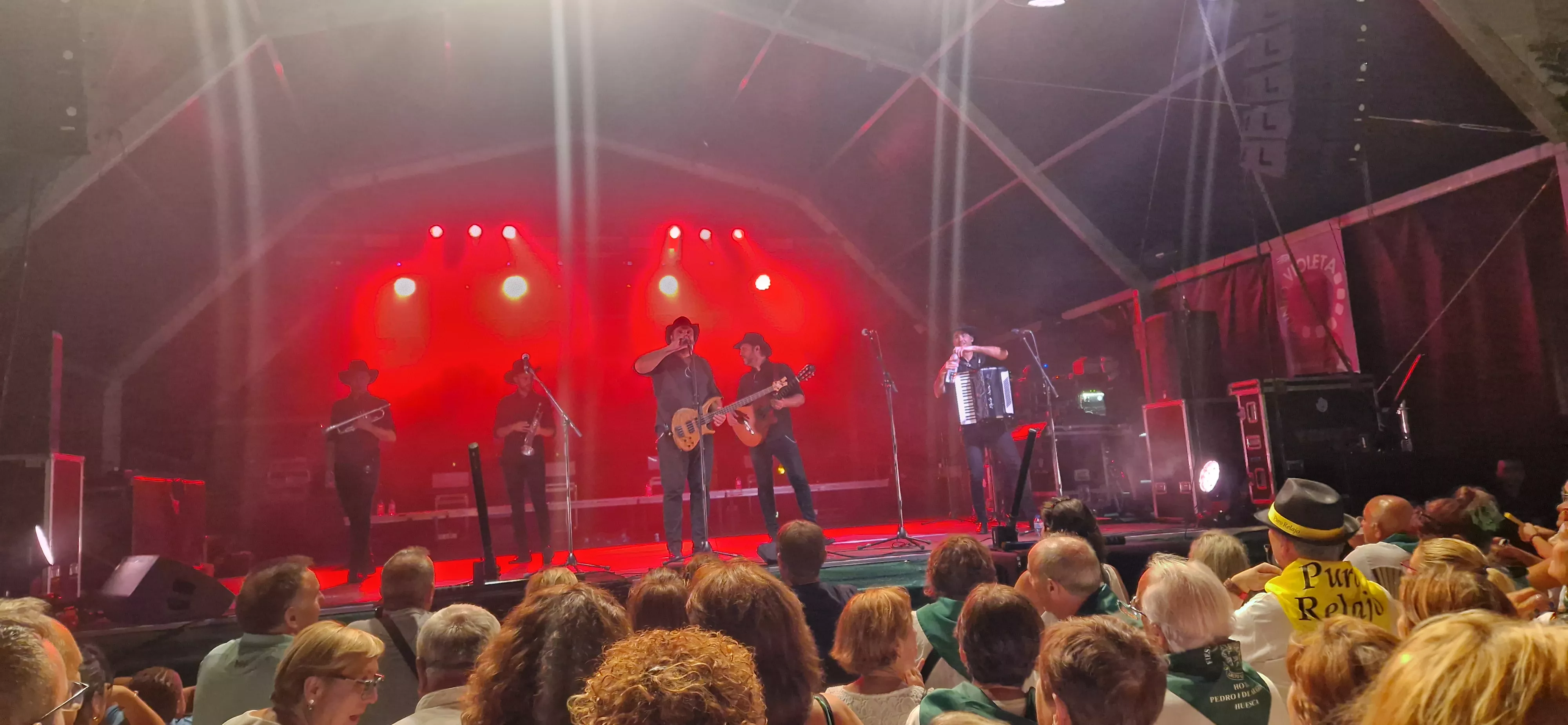 Puro Relajo en las fiestas de San Lorenzo de Huesca. Foto Myriam Martínez