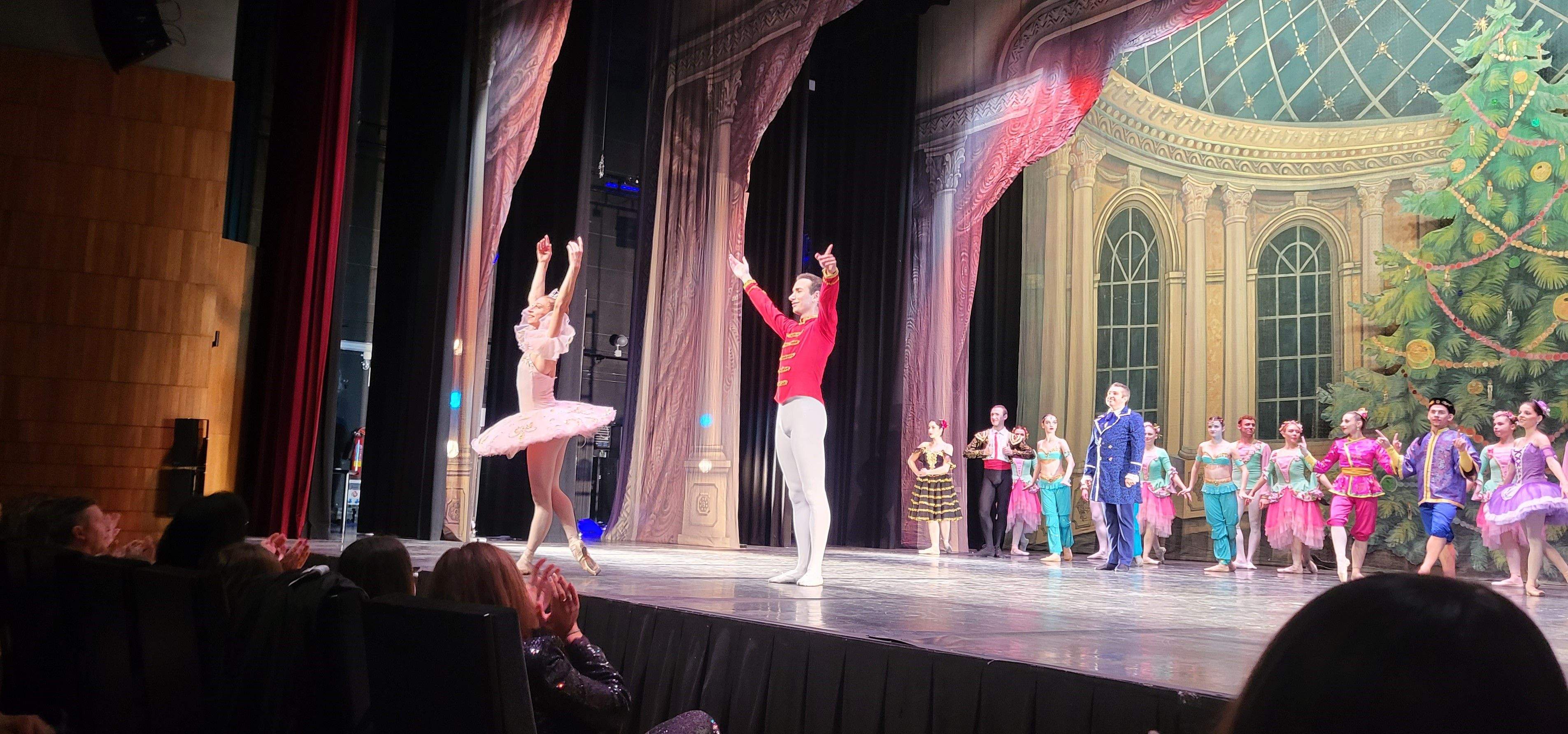 Imágenes del espectáculo del Cascanueces, a cargo del Ballet Clásico de Ucrania 