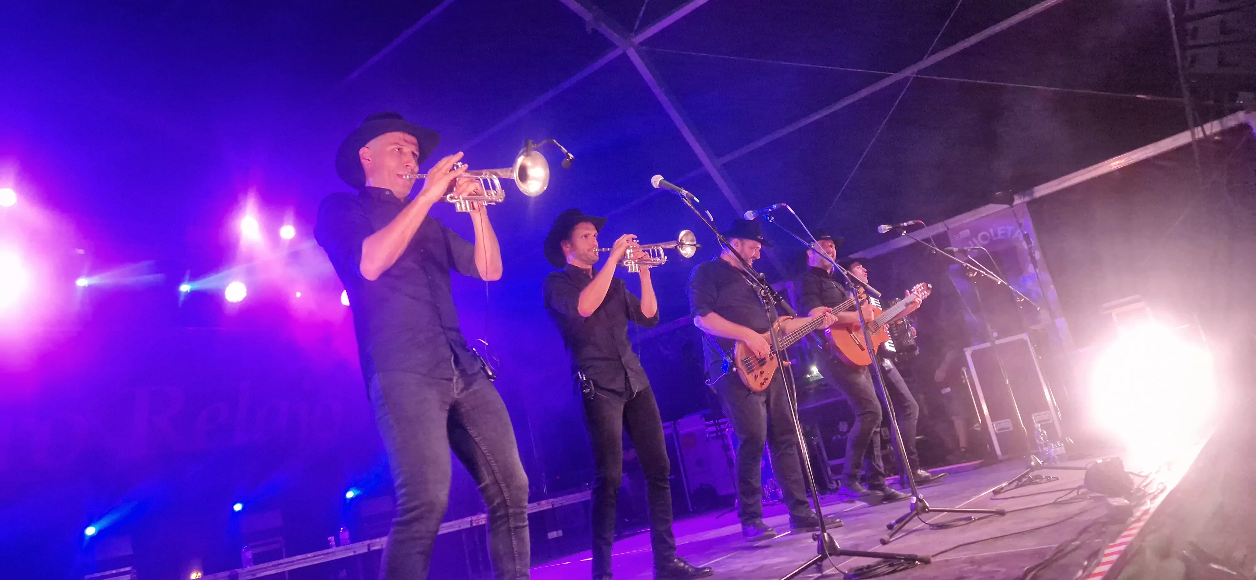 Puro Relajo en las fiestas de San Lorenzo de Huesca. Foto Myriam Martínez