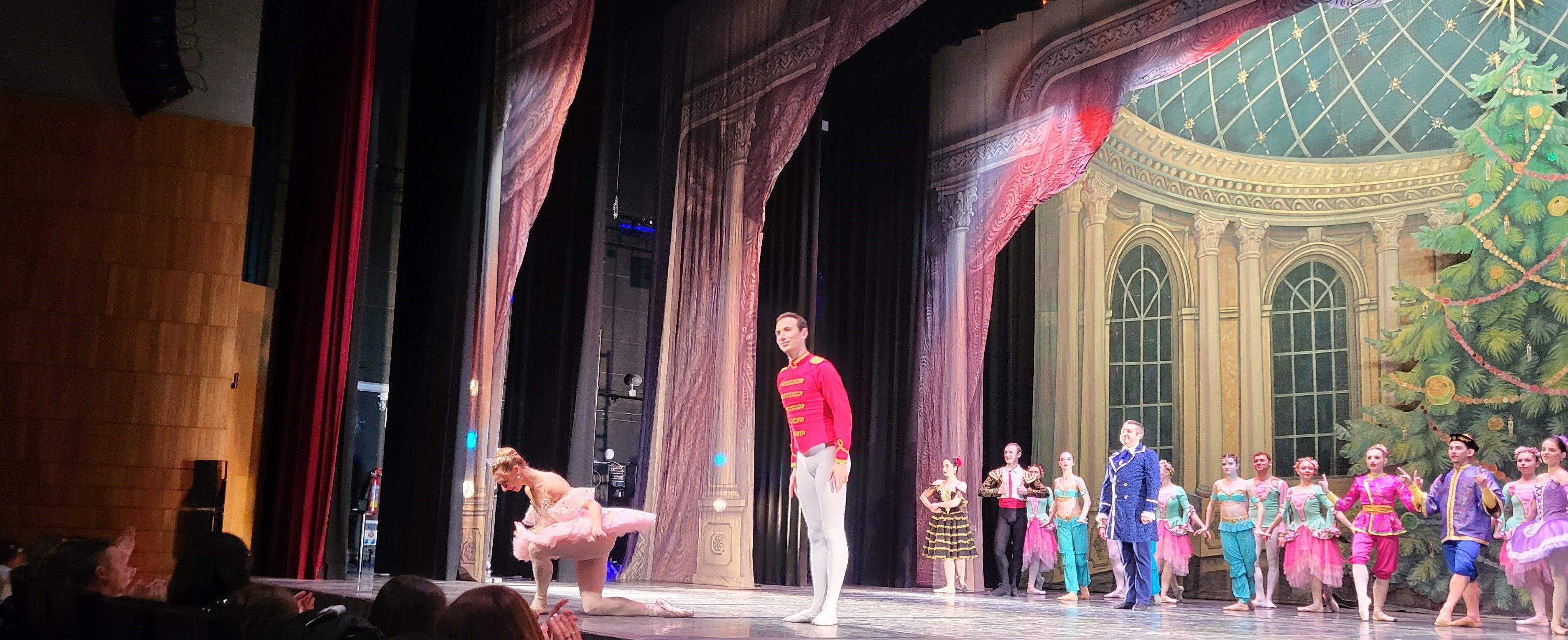 Imágenes del espectáculo del Cascanueces, a cargo del Ballet Clásico de Ucrania 