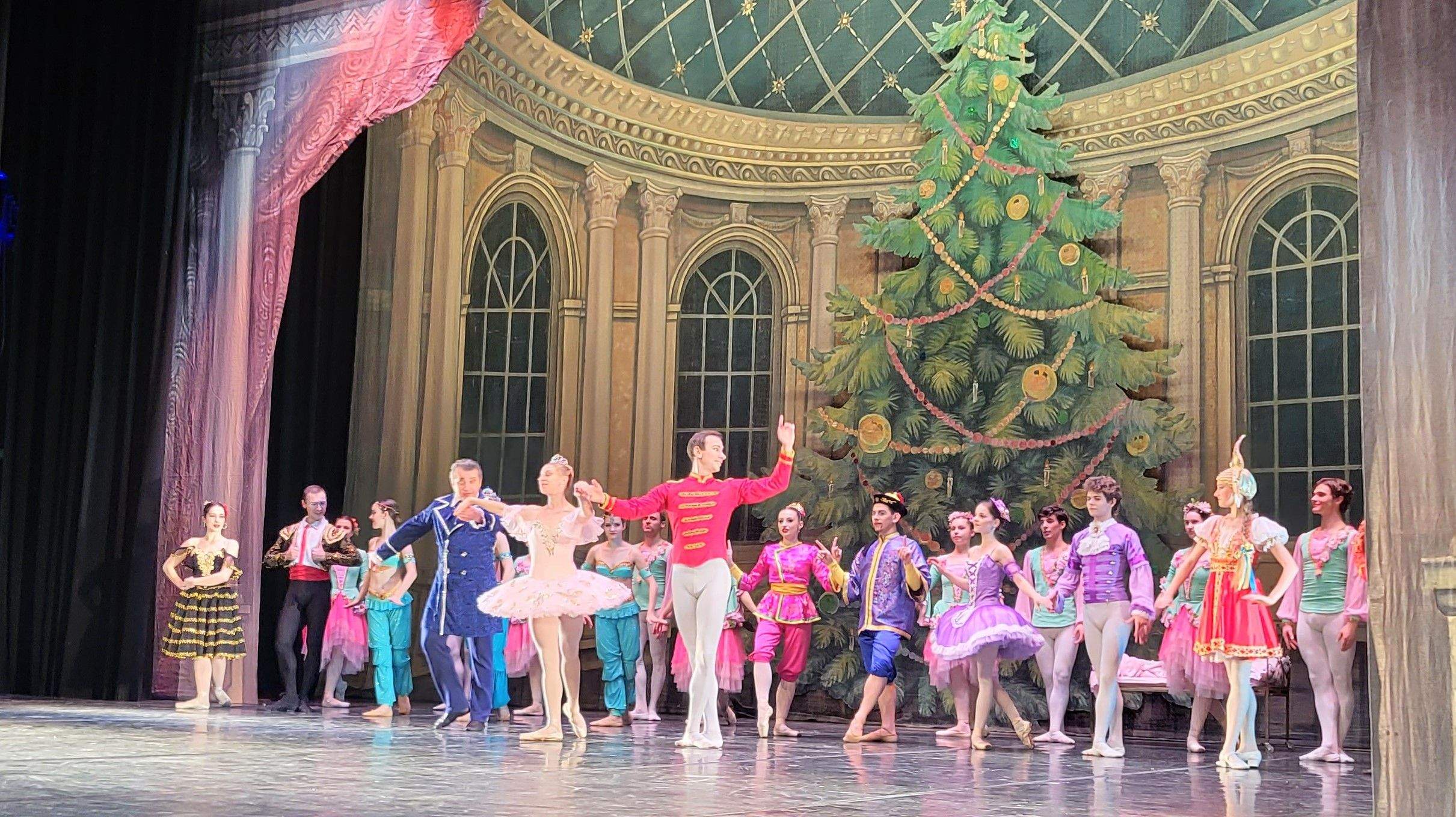 Imágenes del espectáculo del Cascanueces, a cargo del Ballet Clásico de Ucrania 