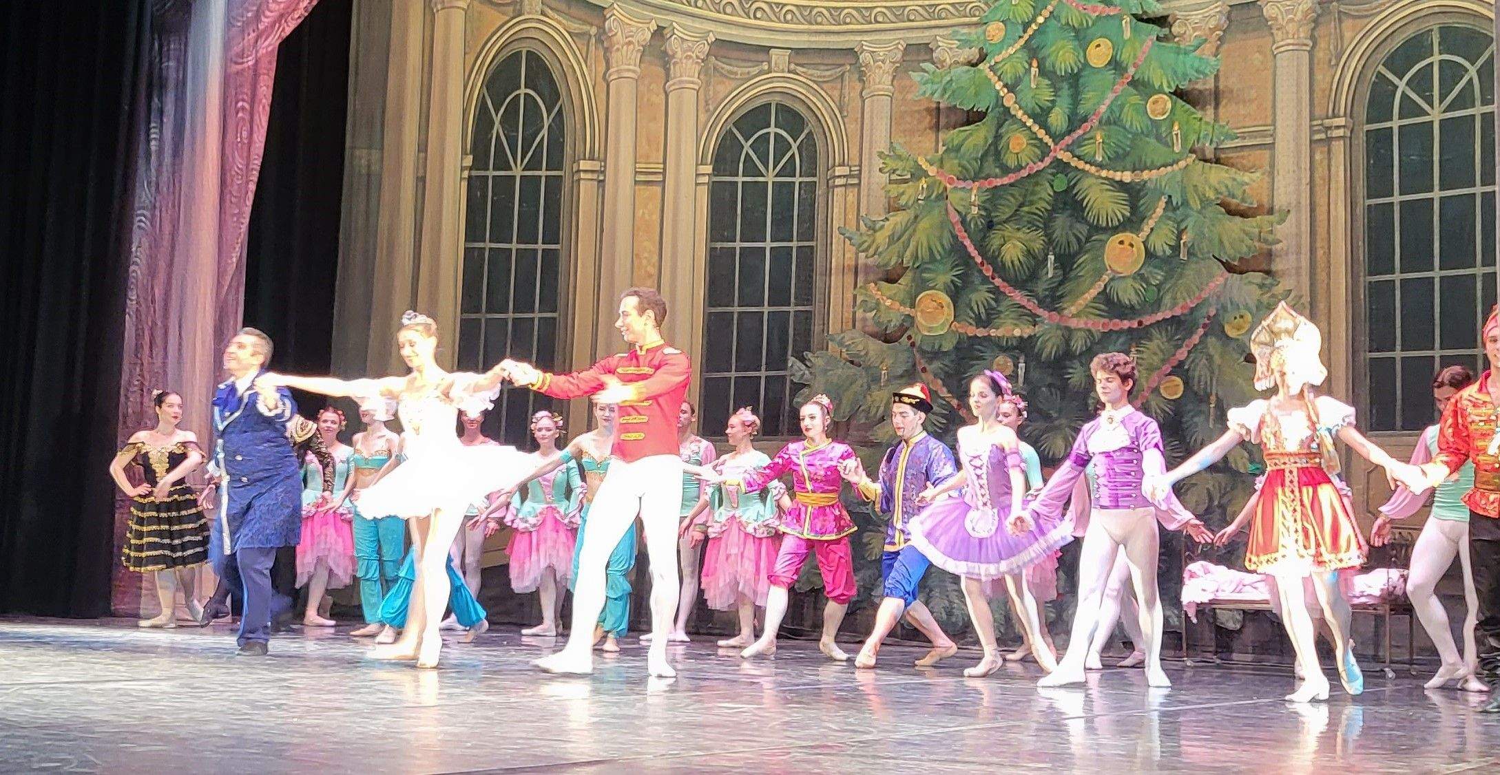 Imágenes del espectáculo del Cascanueces, a cargo del Ballet Clásico de Ucrania 