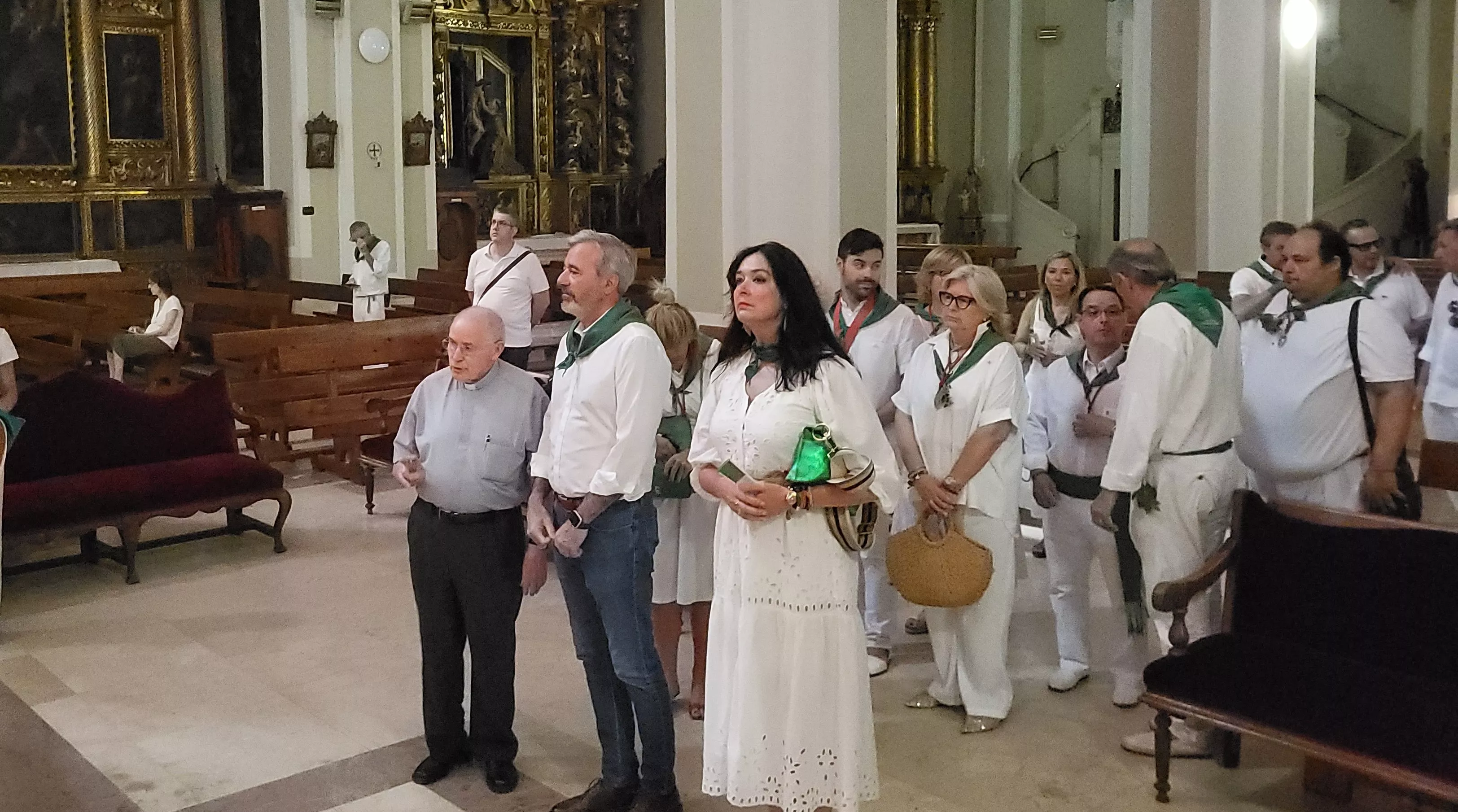 Visita del presidente Jorge Azcón a las fiestas de San Lorenzo. Foto Mercedes Manterola