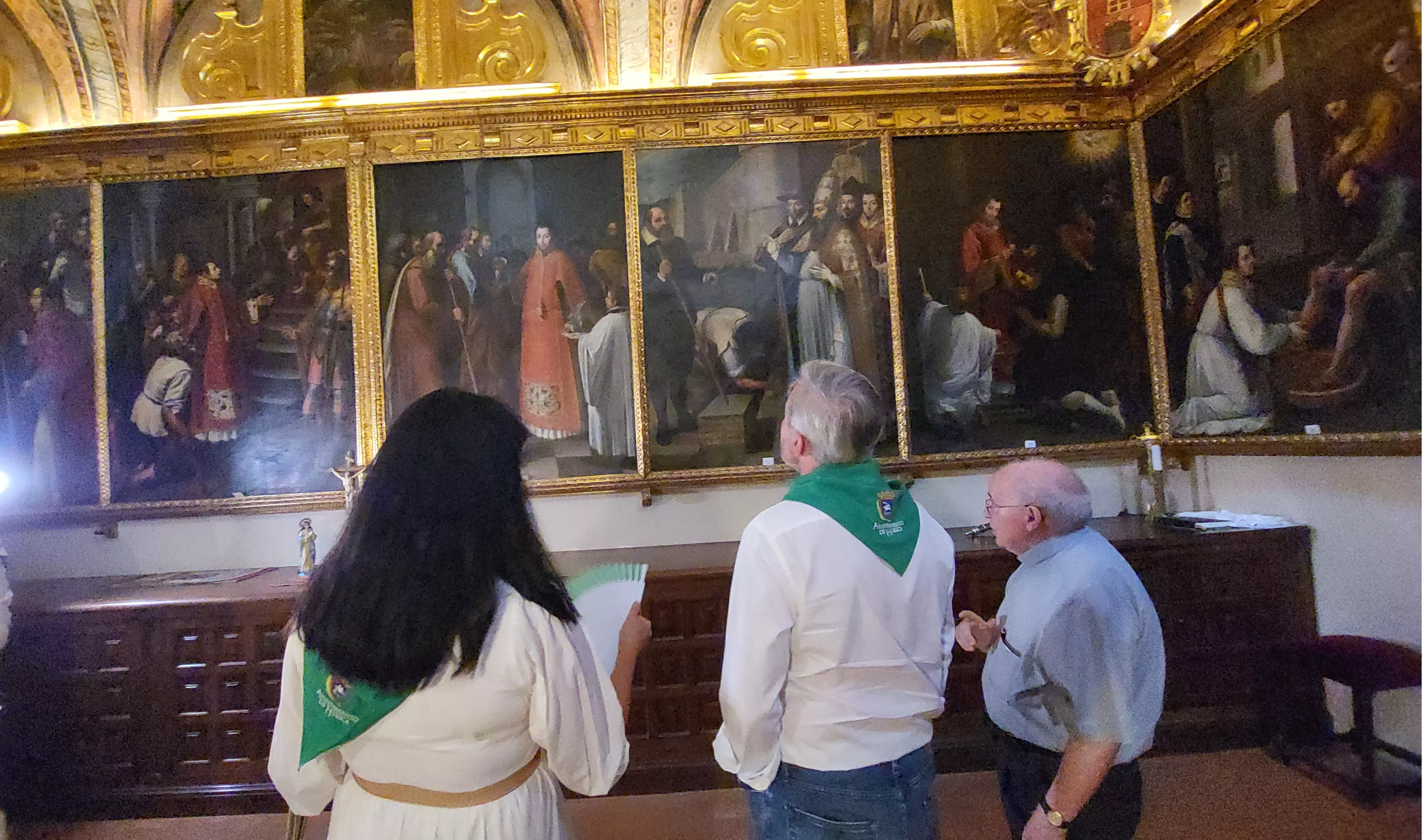 Visita del presidente Jorge Azcón a las fiestas de San Lorenzo. Foto Mercedes Manterola