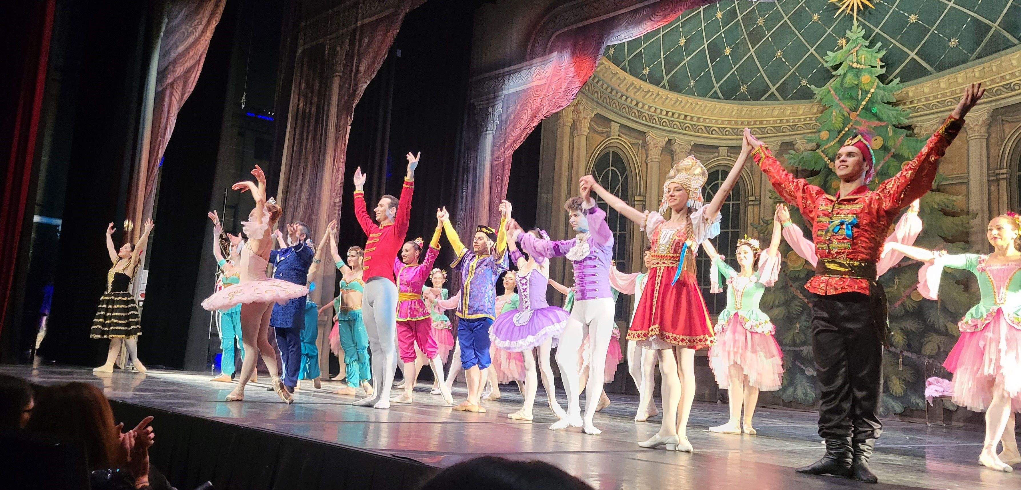 Imágenes del espectáculo del Cascanueces, a cargo del Ballet Clásico de Ucrania 