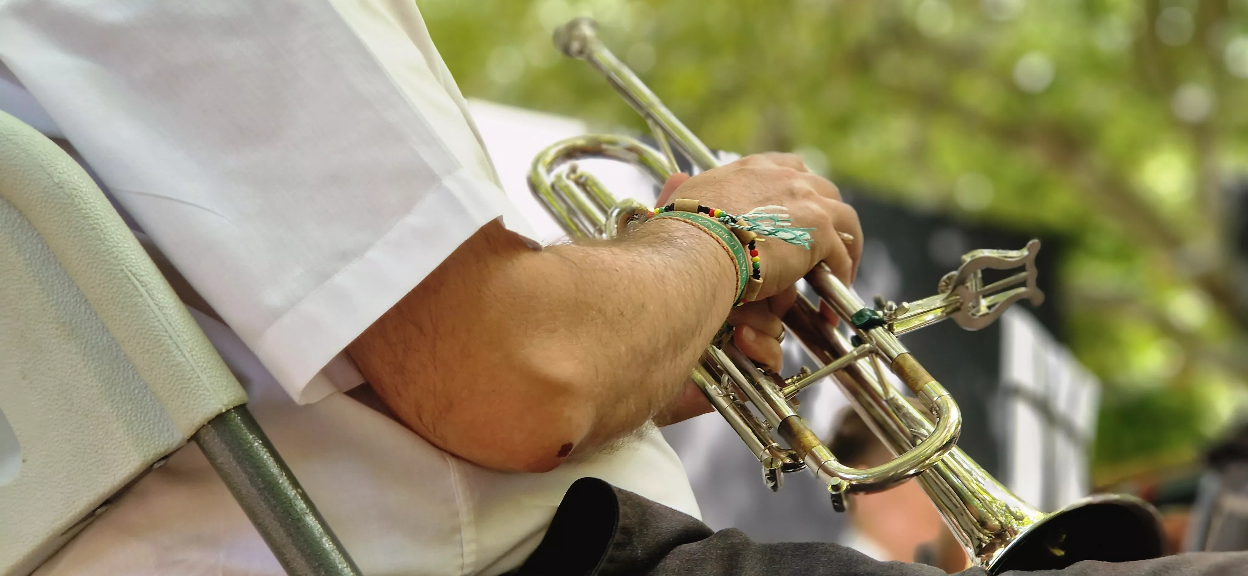Actuación de la Banda de Música de Huesca en su 40 aniversario en las fiestas de San Lorenzo 2025. Foto Myriam Martínez