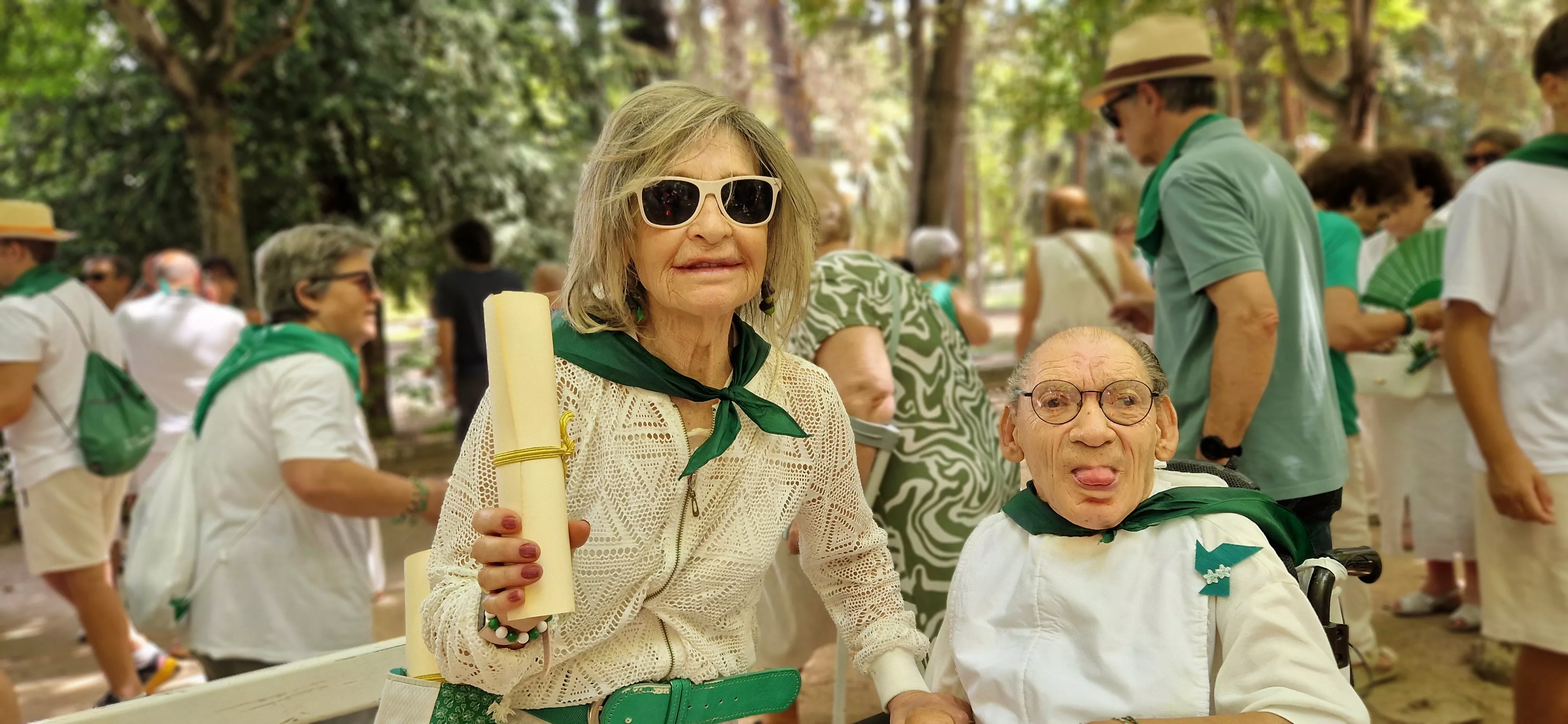 Actuación de la Banda de Música de Huesca en su 40 aniversario en las fiestas de San Lorenzo 2025. Foto Myriam Martínez