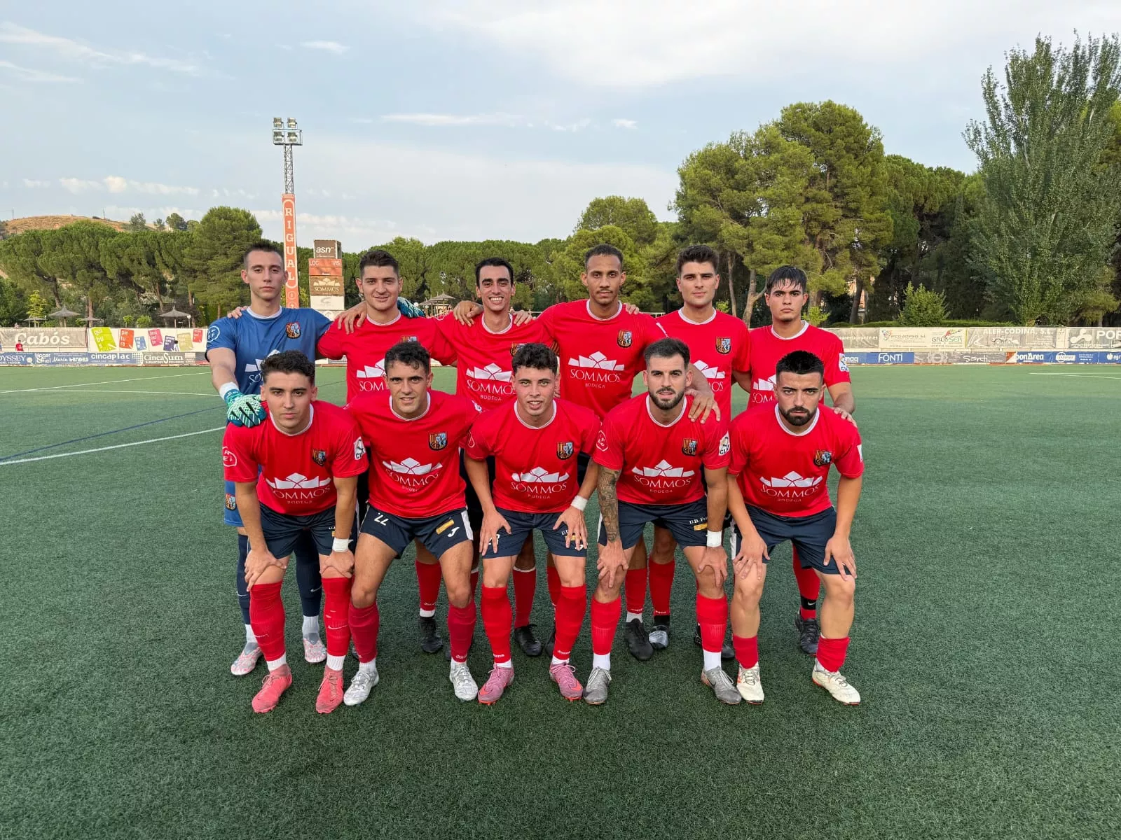 Once del Fraga ante el Altorricón.