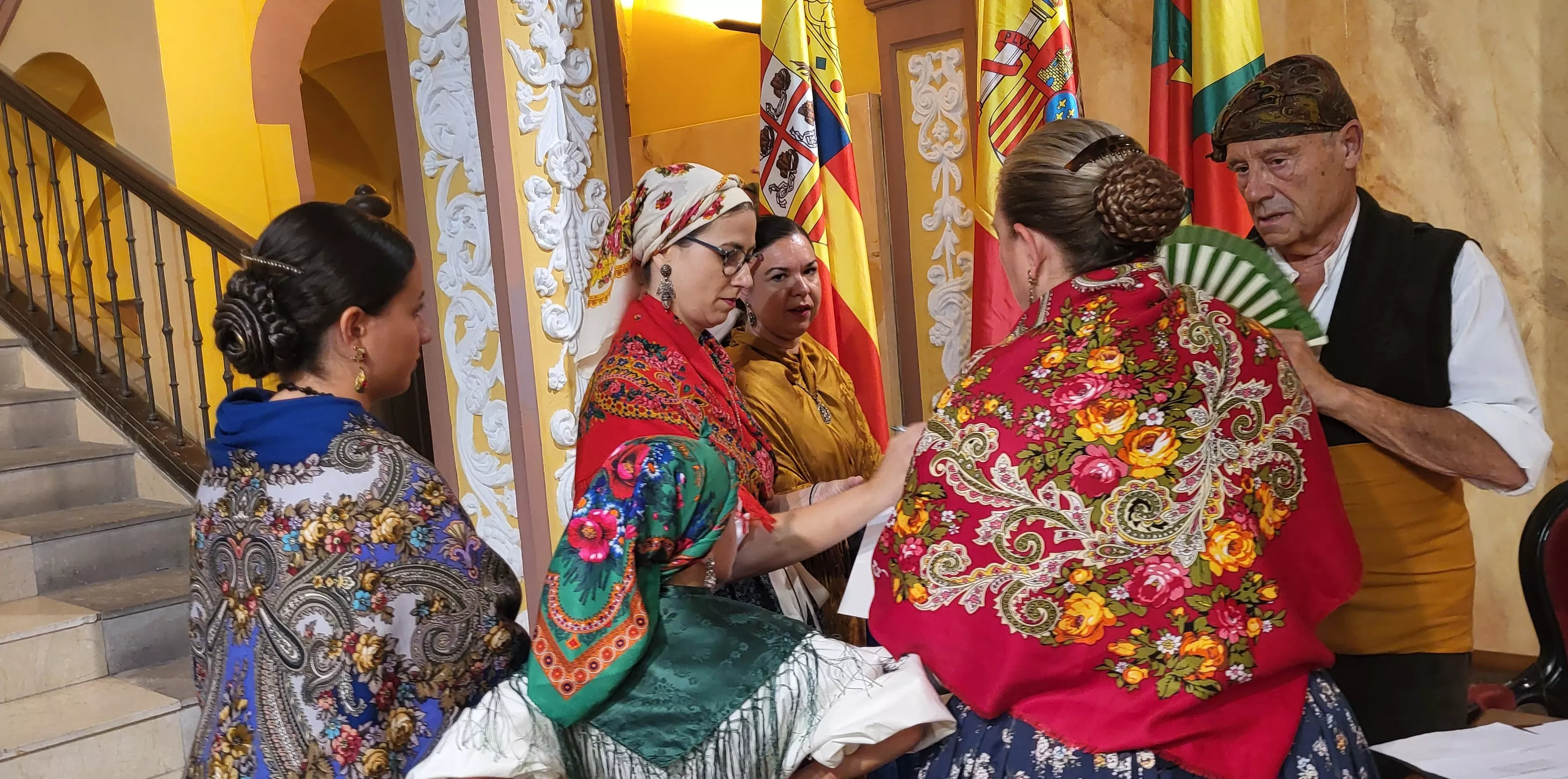 Acto laurentino de reconocimiento a los oscenses en el exterior. Foto Mercedes Manterola