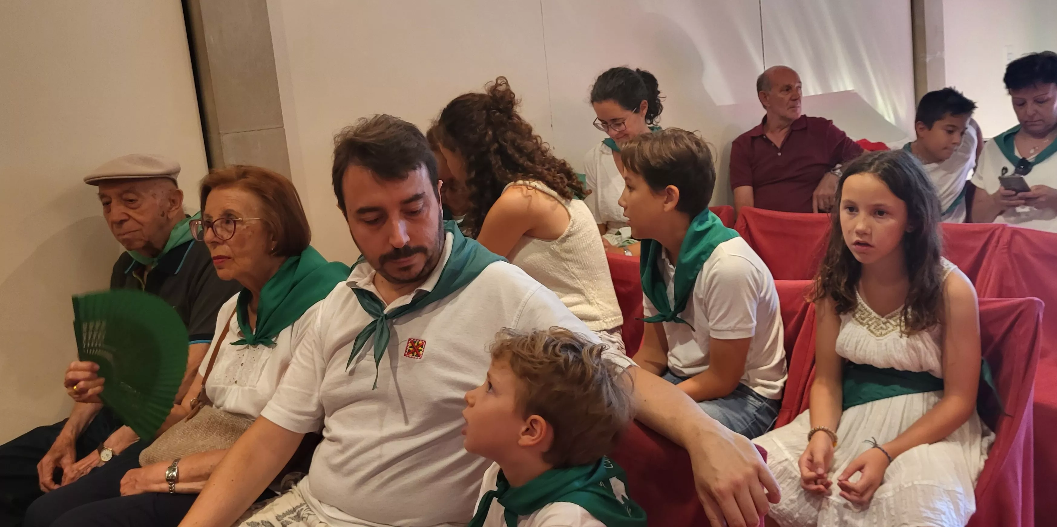 Acto laurentino de reconocimiento a los oscenses en el exterior. Foto Mercedes Manterola