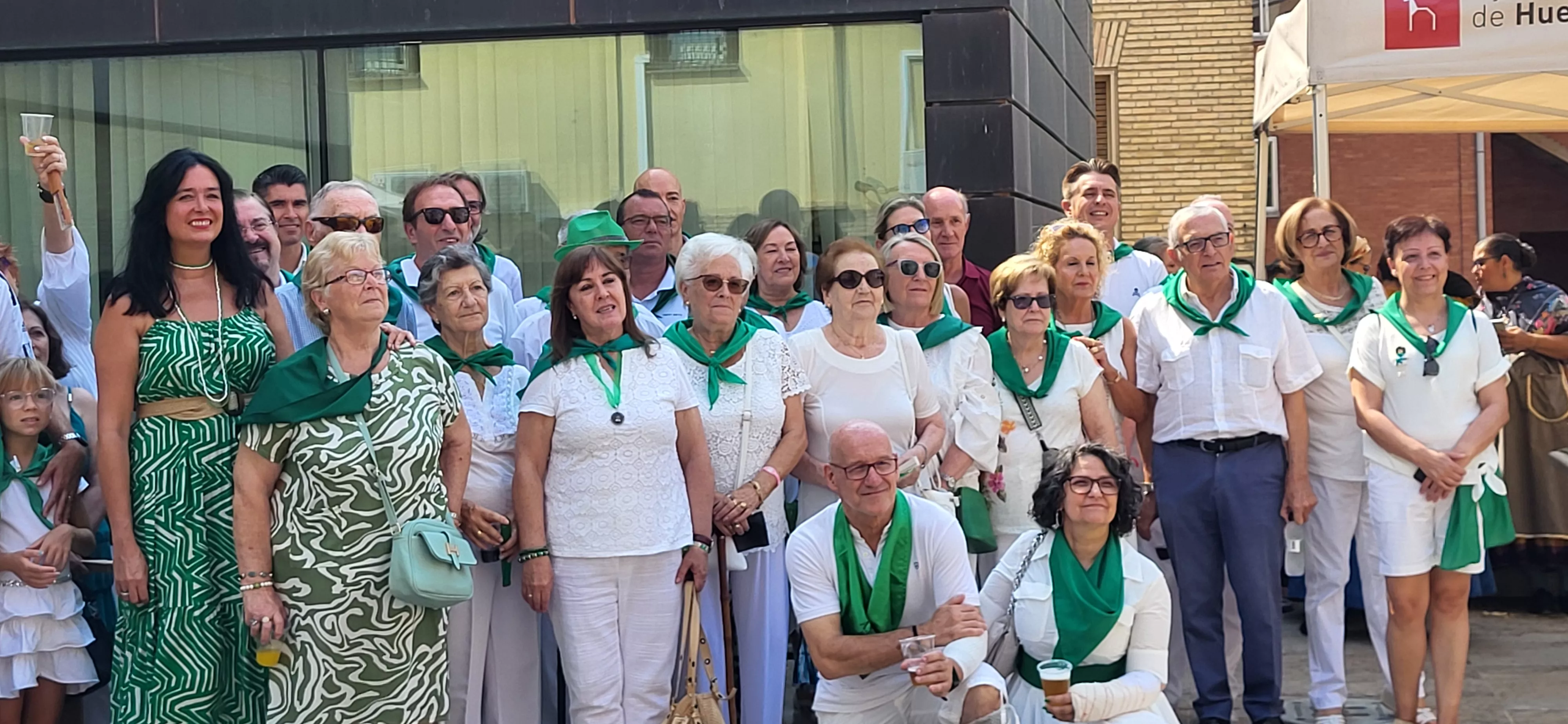 Acto laurentino de reconocimiento a los oscenses en el exterior. Foto Mercedes Manterola