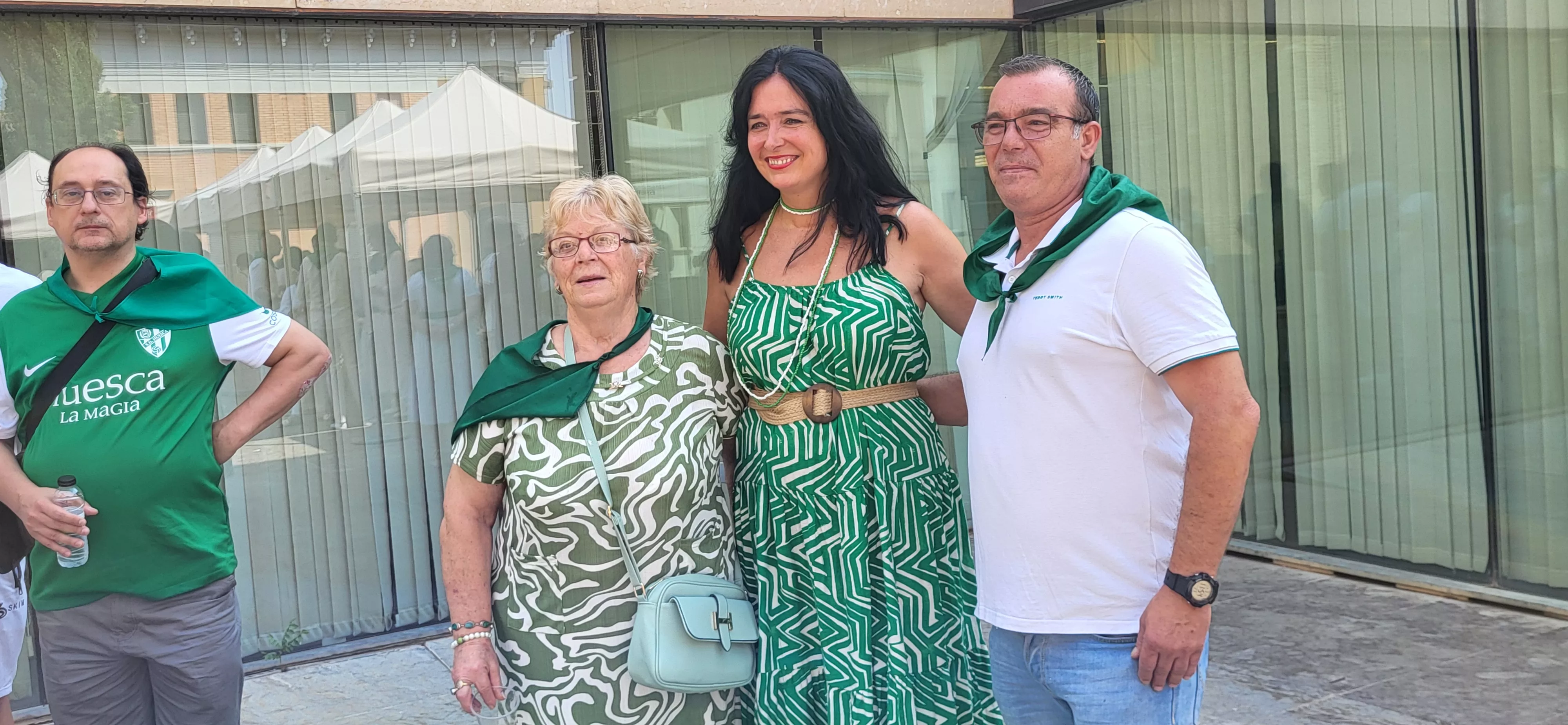 Acto laurentino de reconocimiento a los oscenses en el exterior. Foto Mercedes Manterola