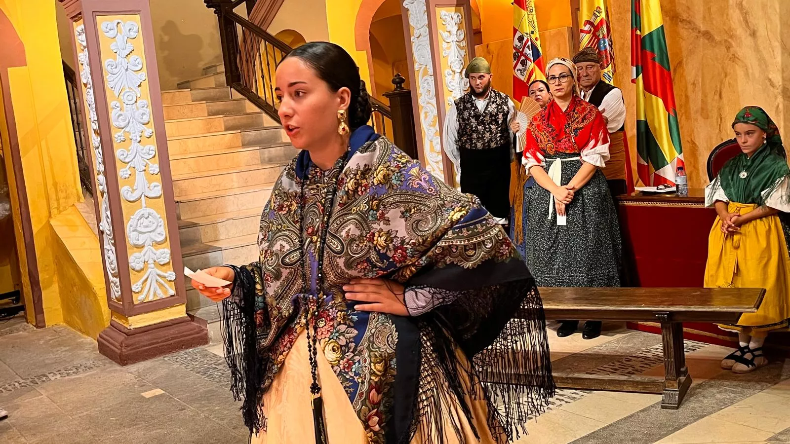 Acto laurentino de reconocimiento a los oscenses en el exterior. Foto Mercedes Manterola