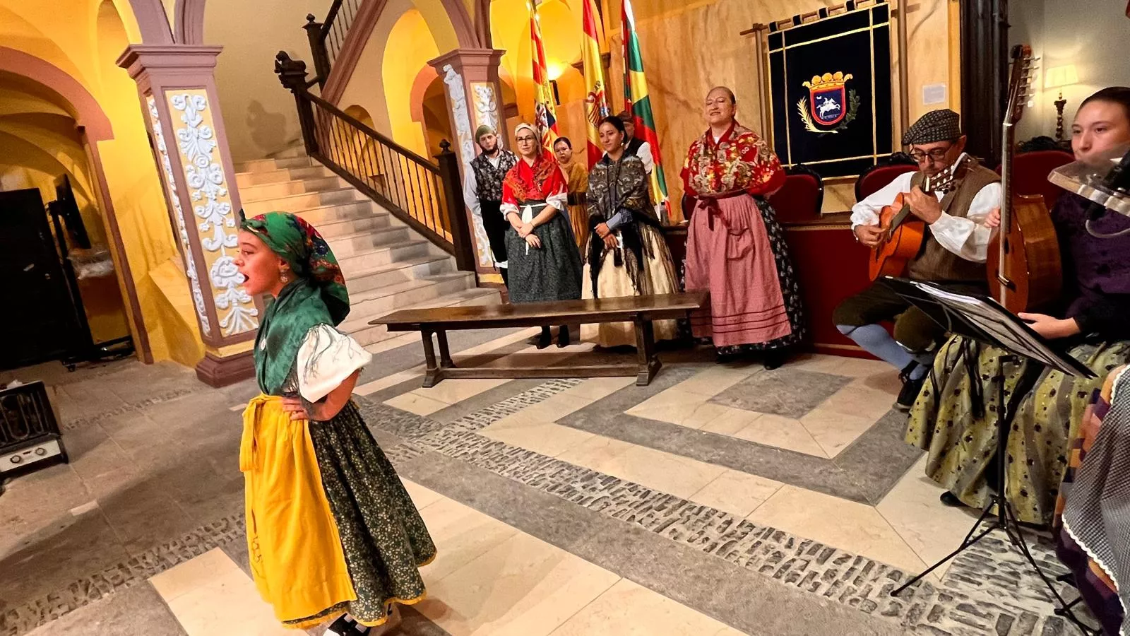 Acto laurentino de reconocimiento a los oscenses en el exterior. Foto Mercedes Manterola