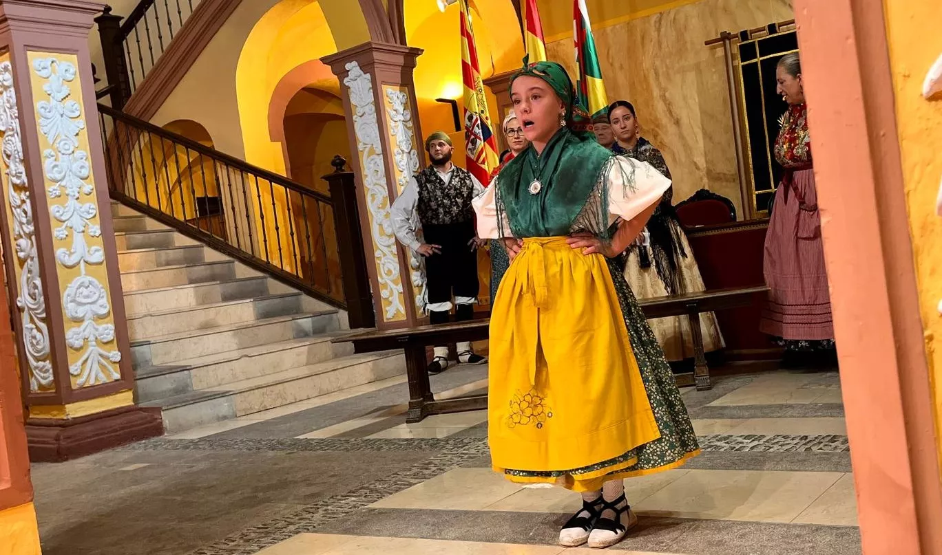 Acto laurentino de reconocimiento a los oscenses en el exterior. Foto Mercedes Manterola