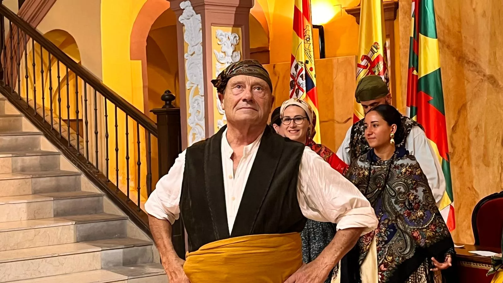 Acto laurentino de reconocimiento a los oscenses en el exterior. Foto Mercedes Manterola