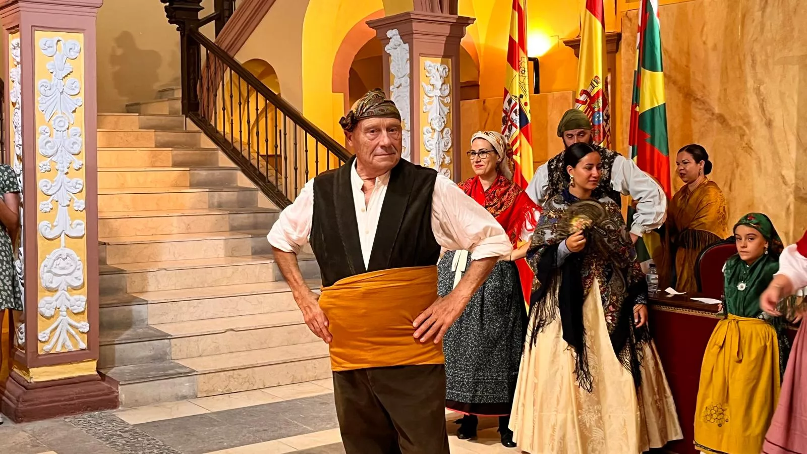 Acto laurentino de reconocimiento a los oscenses en el exterior. Foto Mercedes Manterola