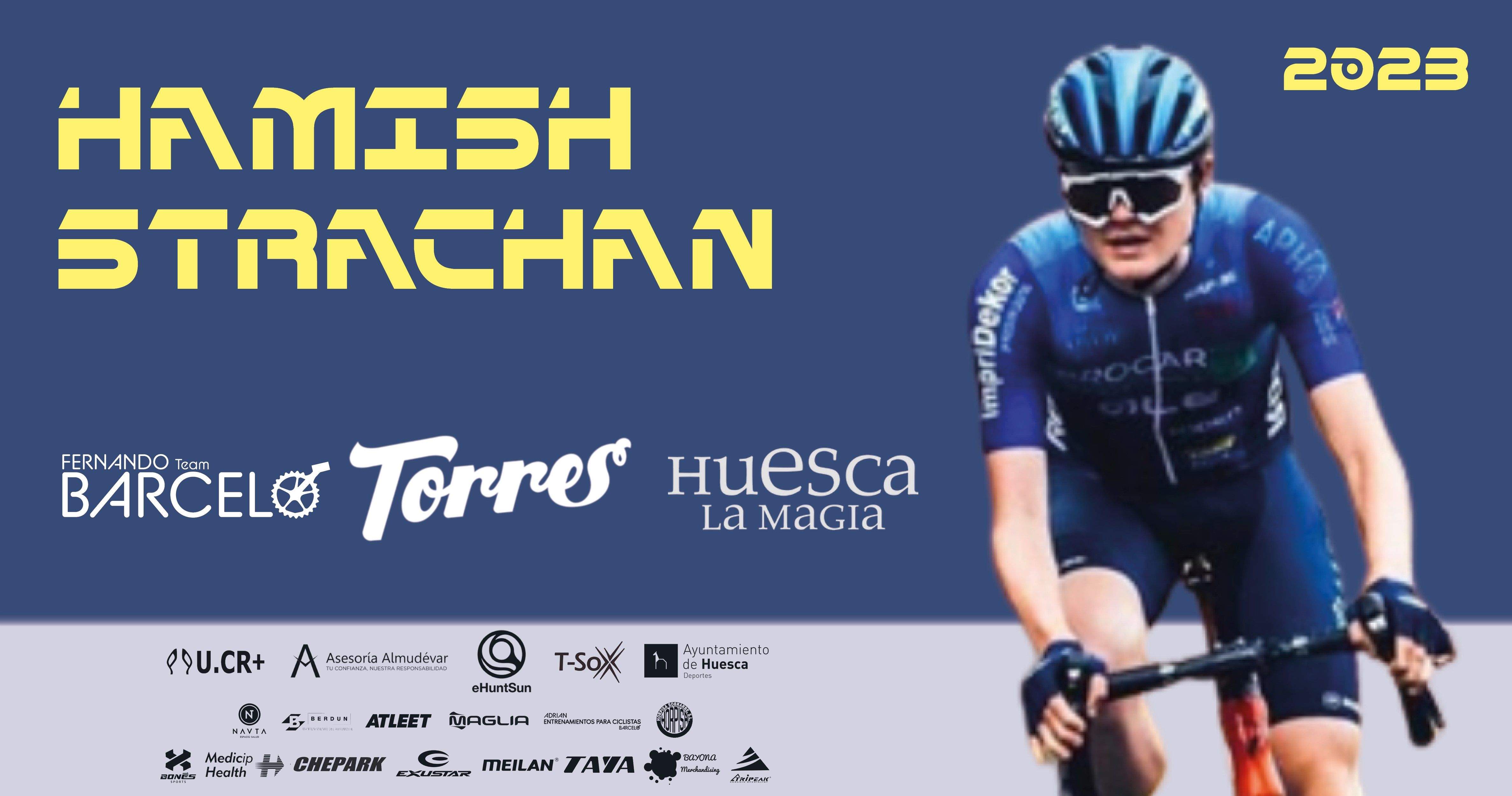 El británico Hamish Strachan, nuevo corredor del Torres-Barceló Team.
