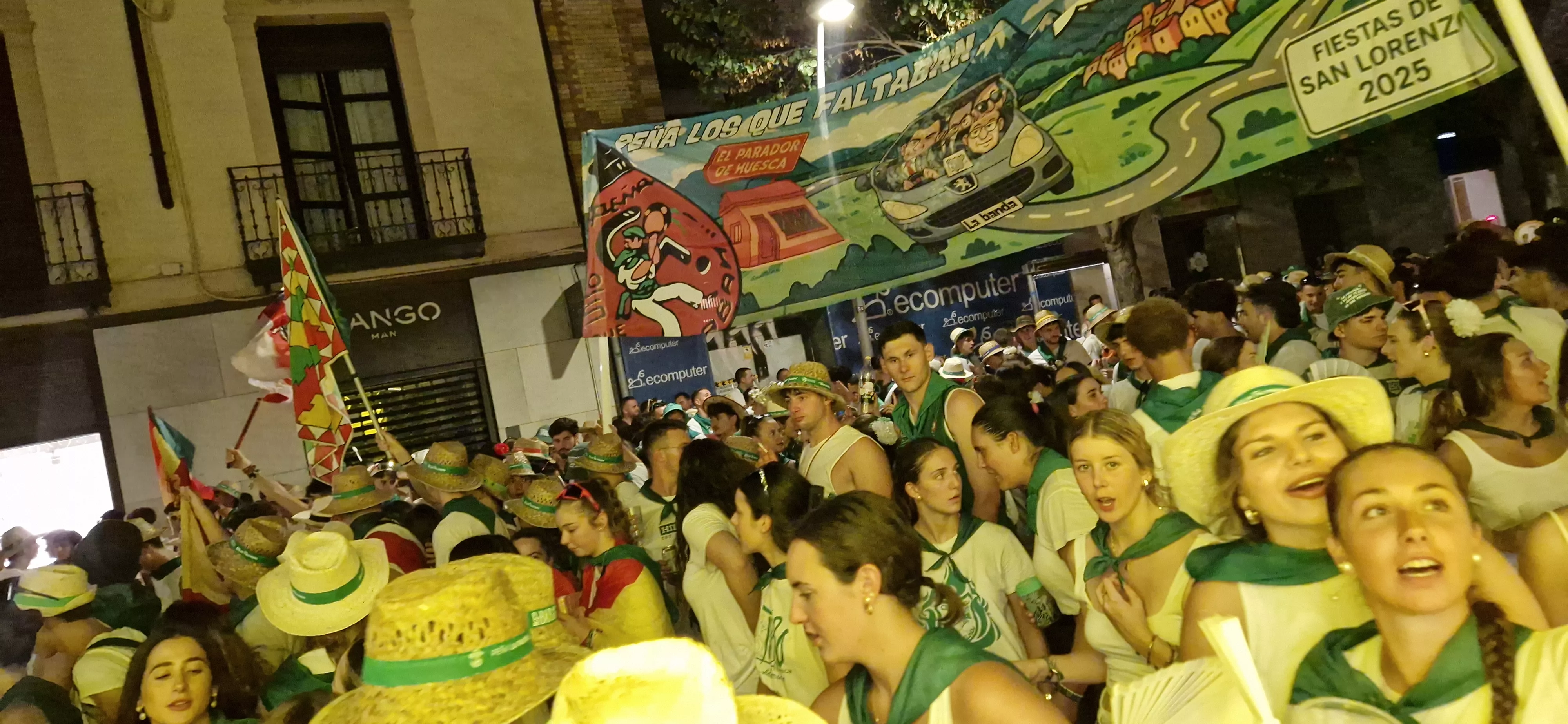 CHA destaca el papel de las Peñas en las fiestas de San Lorenzo. Foto Myriam Martínez