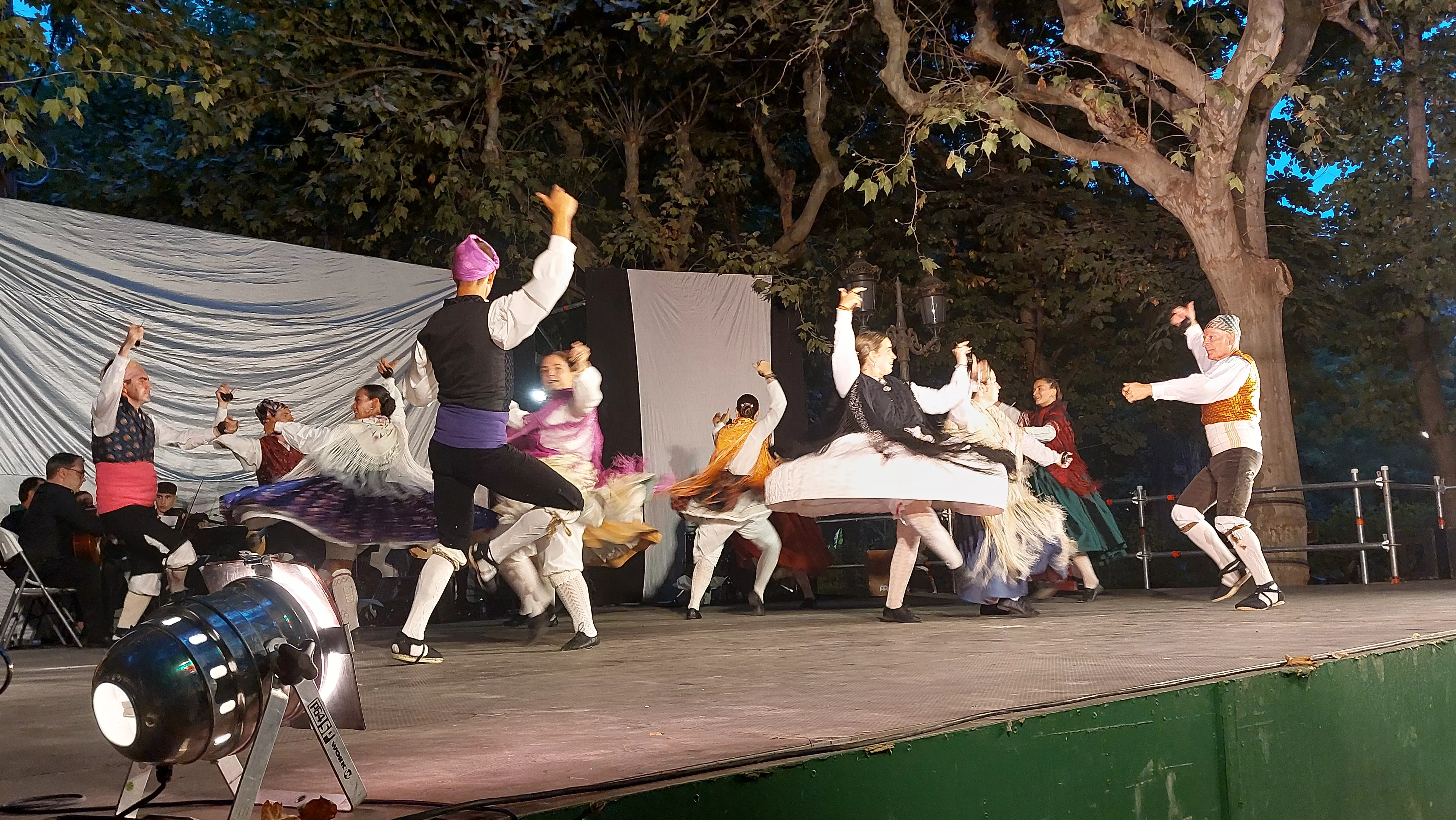  Grupo Folklórico San Lorenzo en el Parque Miguel Servet