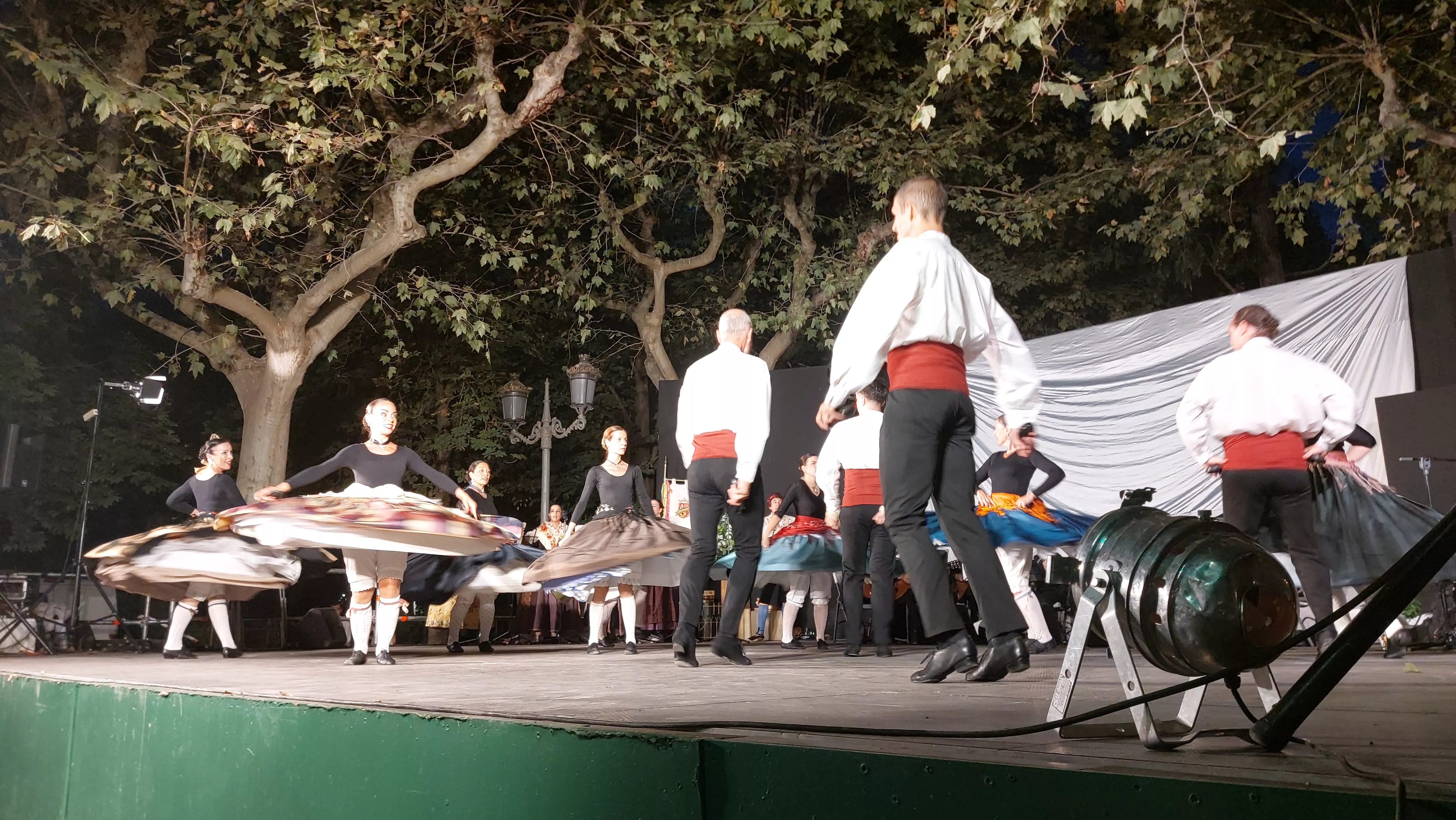  Grupo Folklórico San Lorenzo en el Parque Miguel Servet