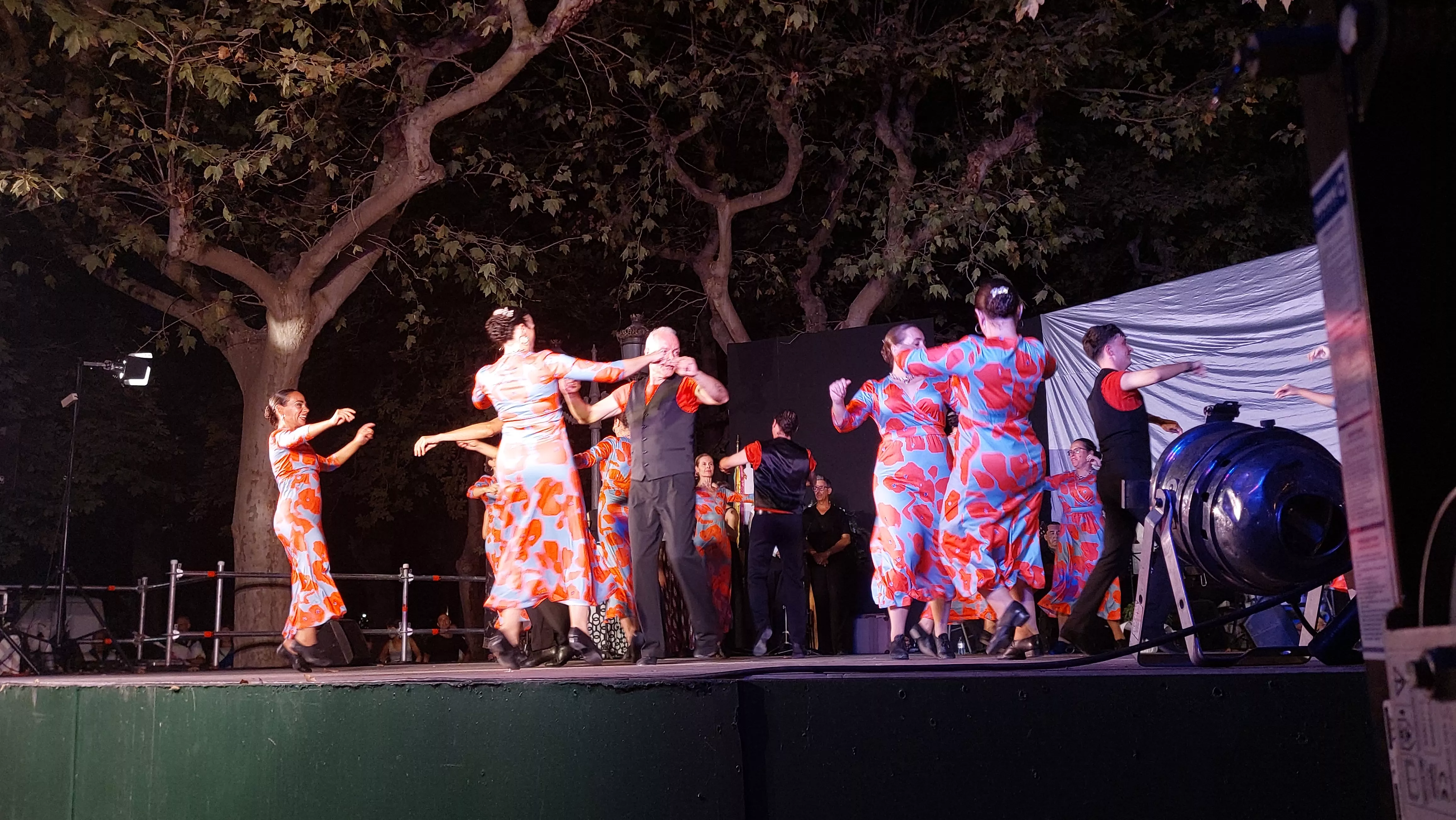  Grupo Folklórico San Lorenzo en el Parque Miguel Servet