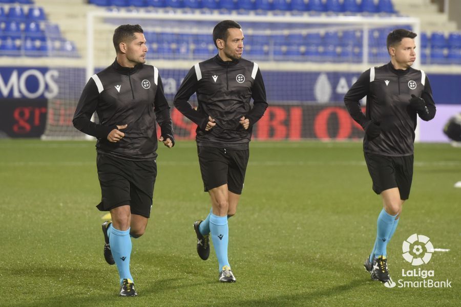 Imagen del partido Huesca Albacete. Foto La Liga