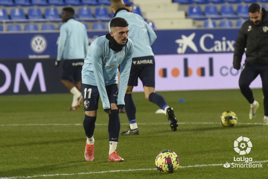 Imagen del partido Huesca Albacete. Foto La Liga 