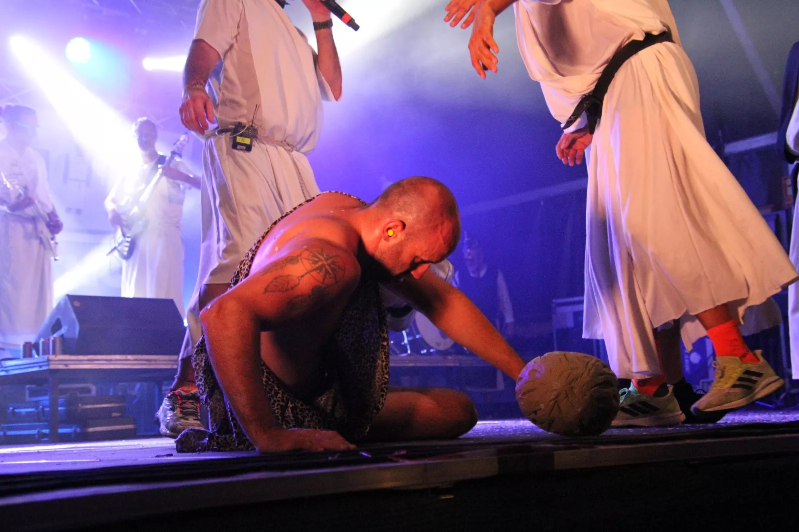 Los Inhumanos en las fiestas de San Lorenzo 2025. Foto Carlos Neofato