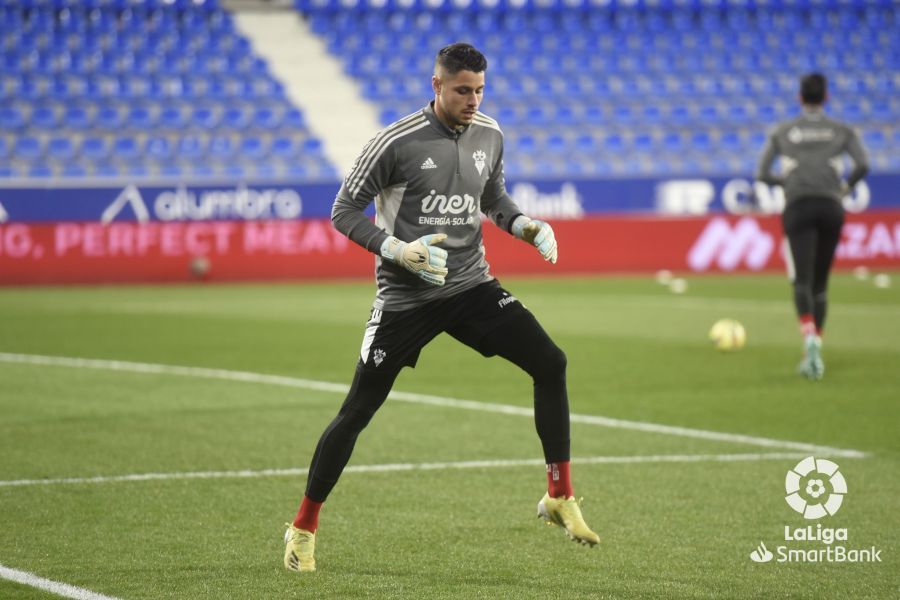 Imagen del partido Huesca Albacete. Foto La Liga