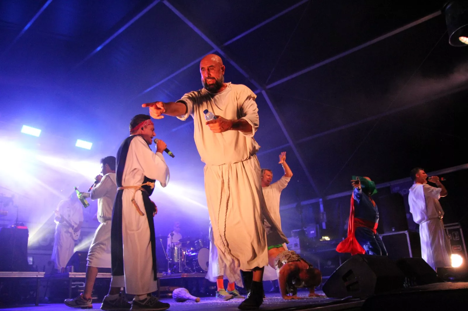 Los Inhumanos en las fiestas de San Lorenzo 2025. Foto Carlos Neofato