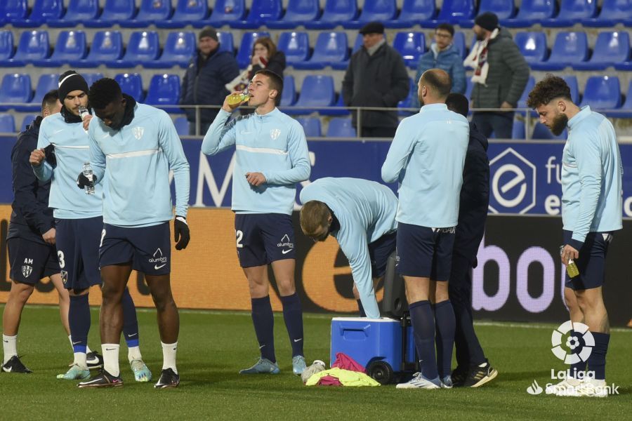 Imagen del partido Huesca Albacete. Foto La Liga 