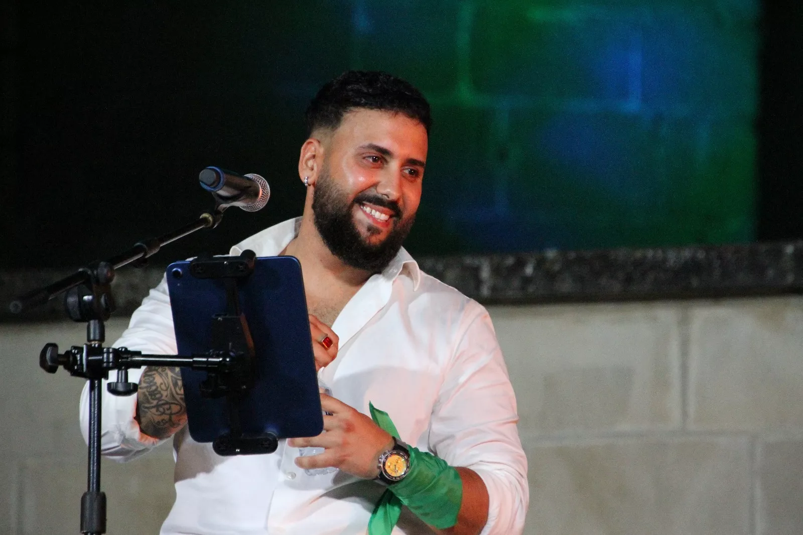 Gipsy Quintet en las fiestas de San Lorenzo. Foto Carlos Neofato