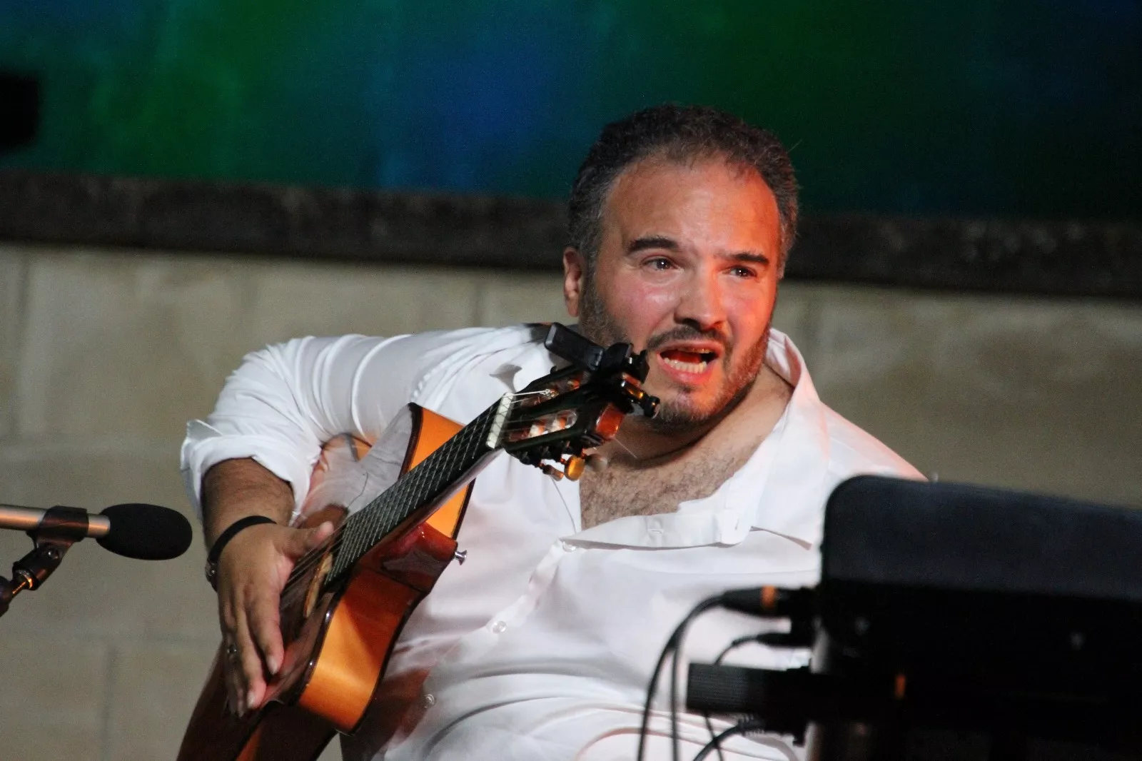 Gipsy Quintet en las fiestas de San Lorenzo. Foto Carlos Neofato