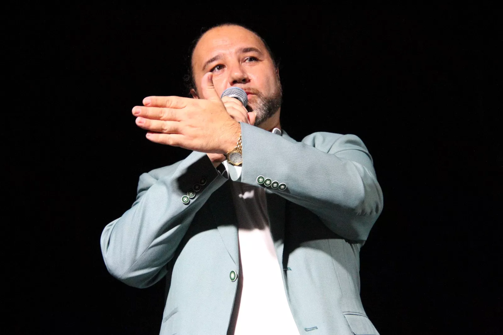 Gipsy Quintet en las fiestas de San Lorenzo. Foto Carlos Neofato