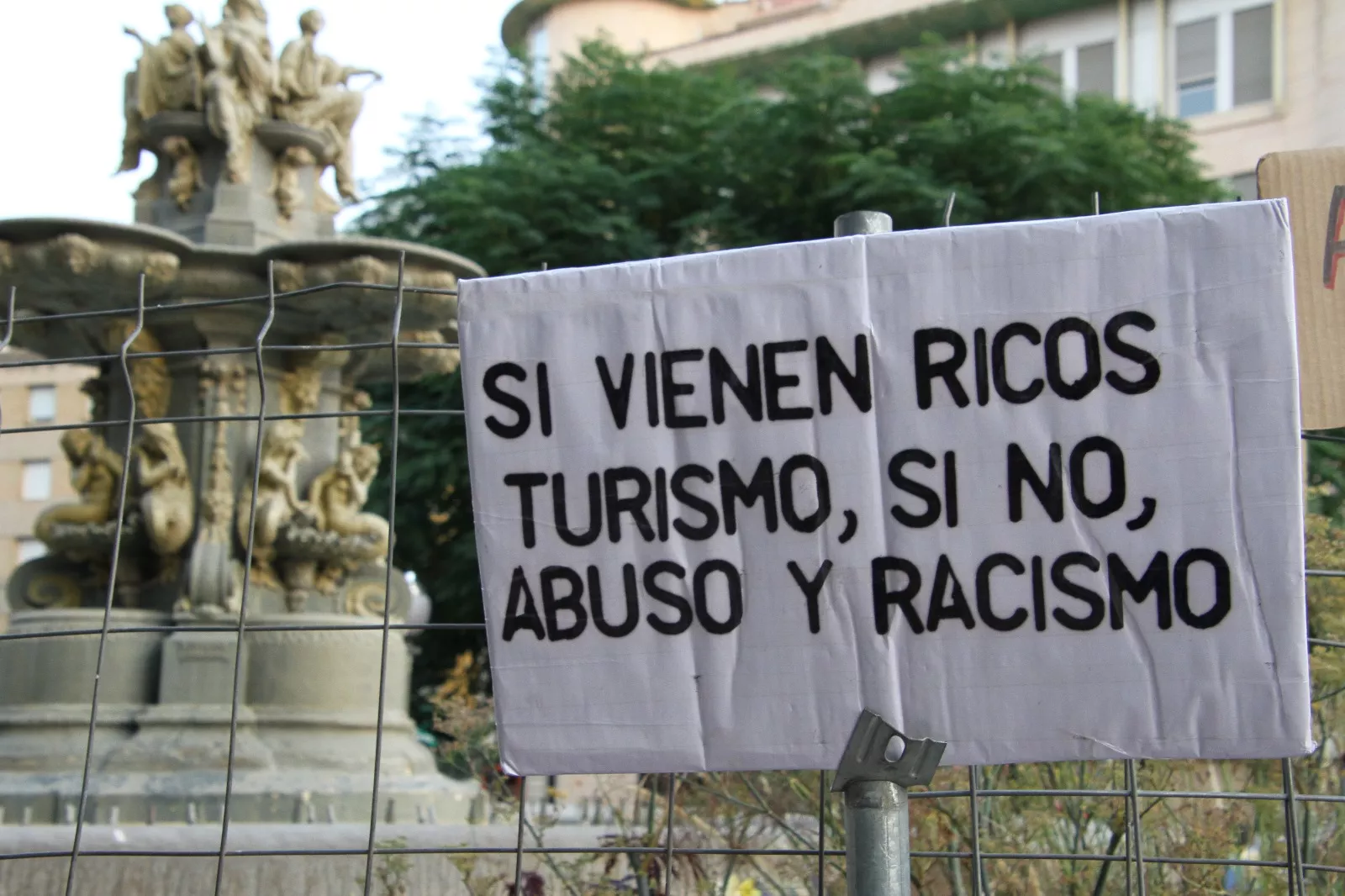 Nueva concentración de Bienvenidos Refugiados. Foto Carlos Neofato