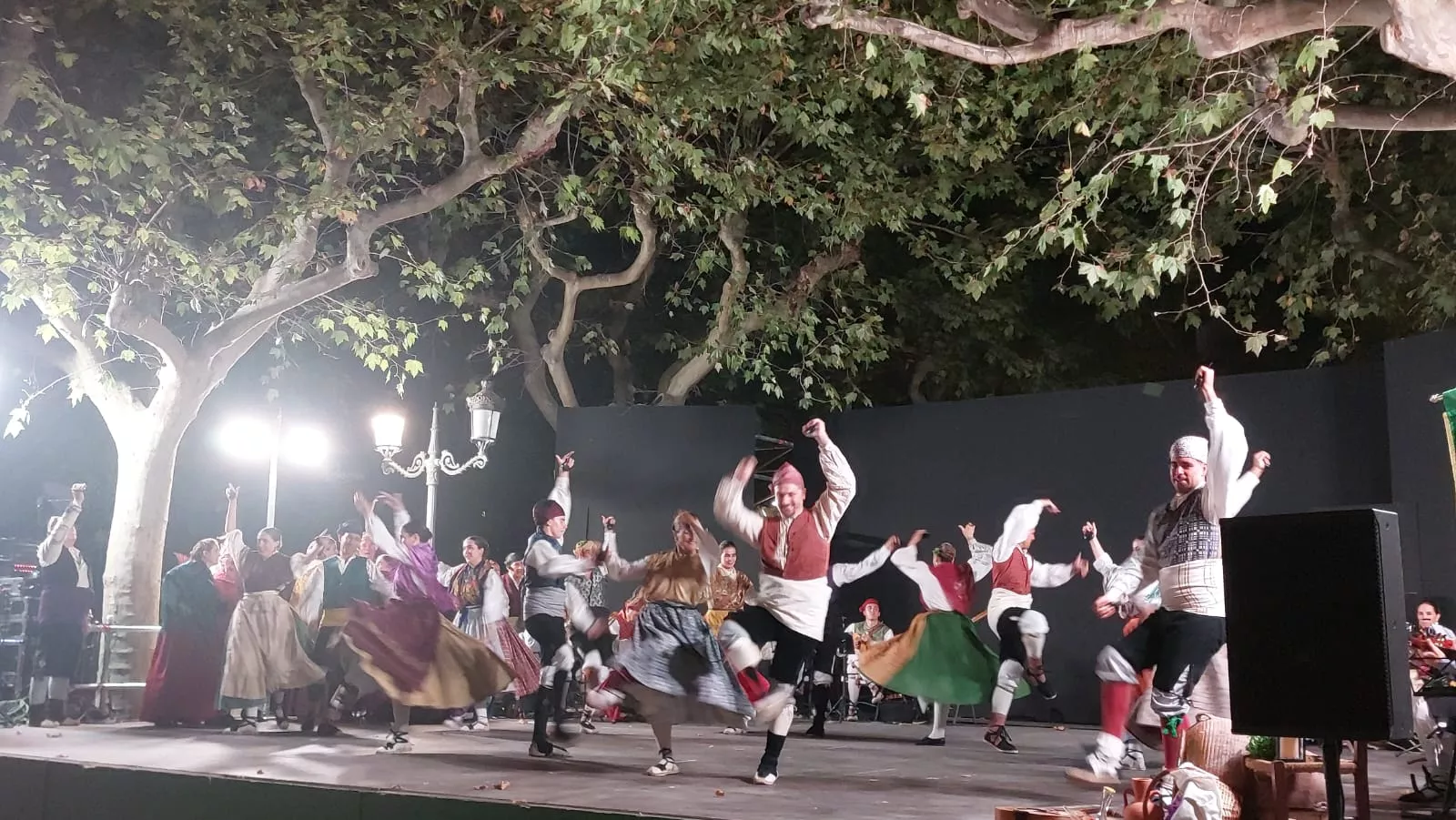  Agrupación Folklórica Santa Cecilia en el Parque Miguel Servet