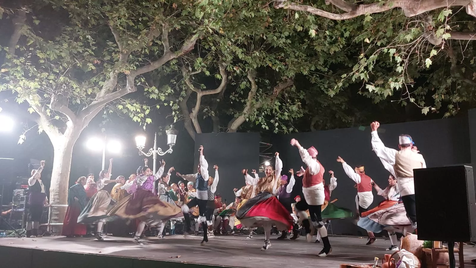  Agrupación Folklórica Santa Cecilia en el Parque Miguel Servet