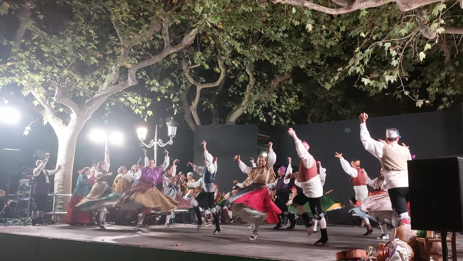  Agrupación Folklórica Santa Cecilia en el Parque Miguel Servet