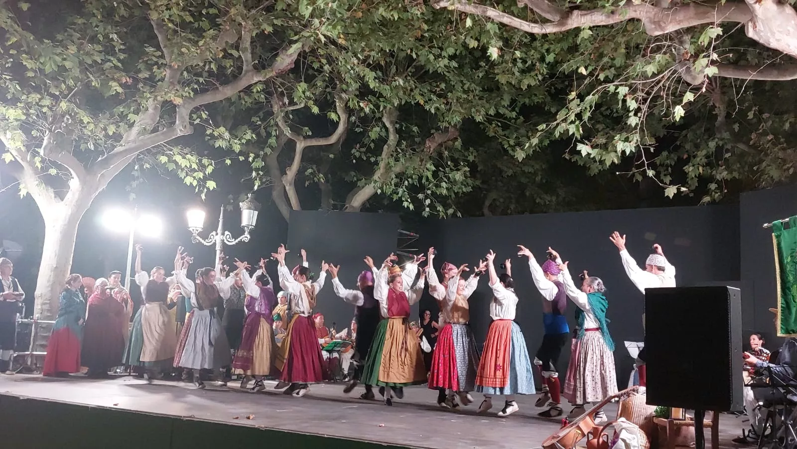  Agrupación Folklórica Santa Cecilia en el Parque Miguel Servet