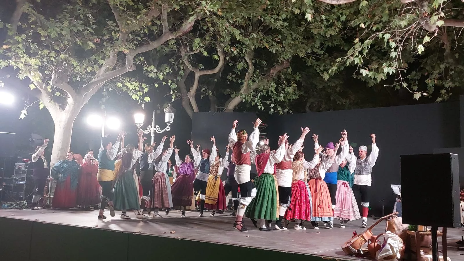  Agrupación Folklórica Santa Cecilia en el Parque Miguel Servet
