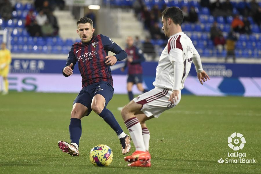 Imagen del partido Huesca Albacete. Foto La Liga 