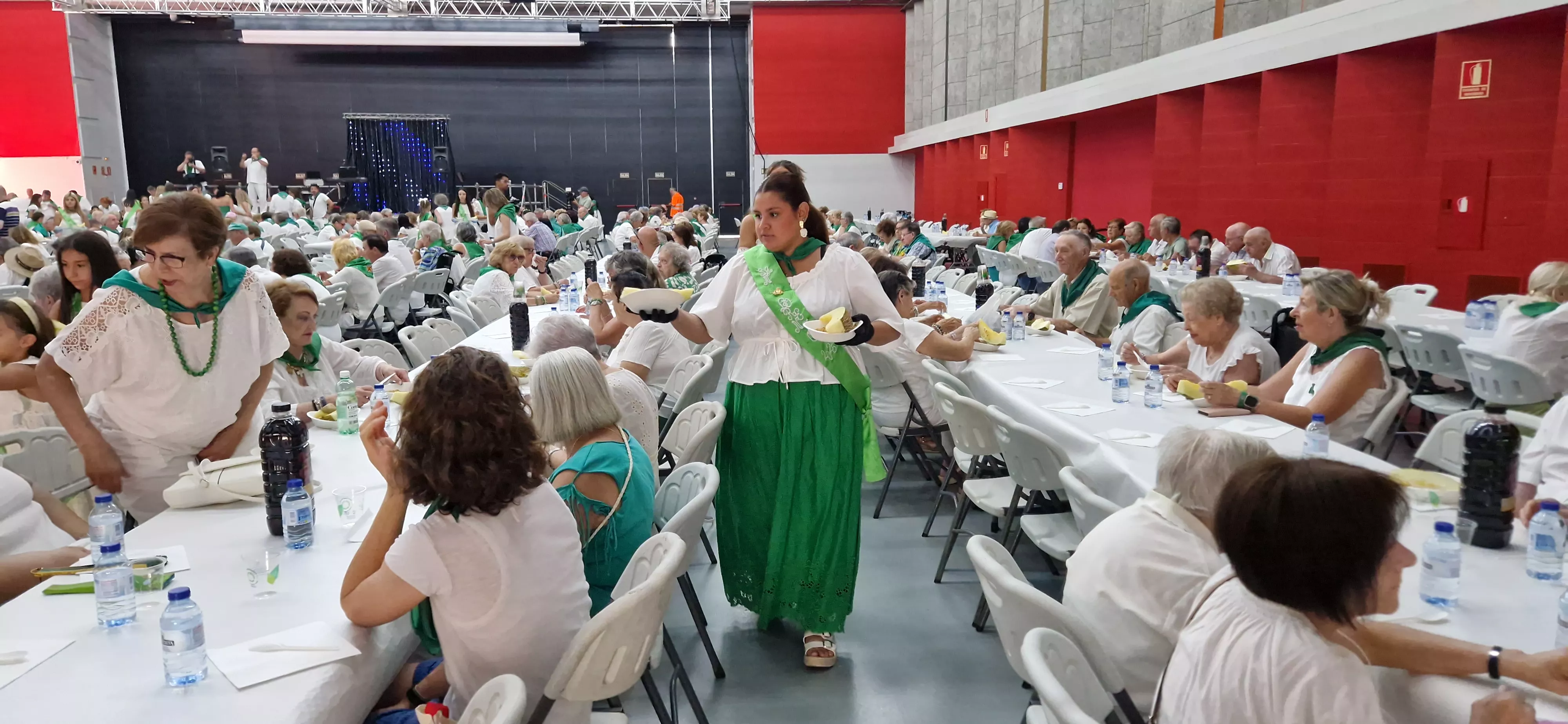 Día de los mayores en San Lorenzo. Foto Myriam Martínez 