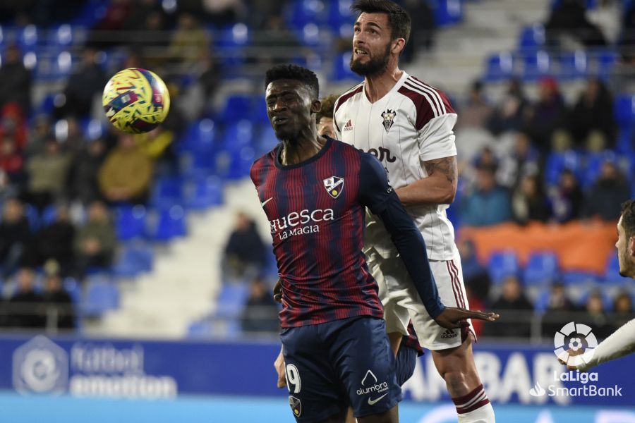 Imágenes del Huesca Albacete. Foto La Liga 